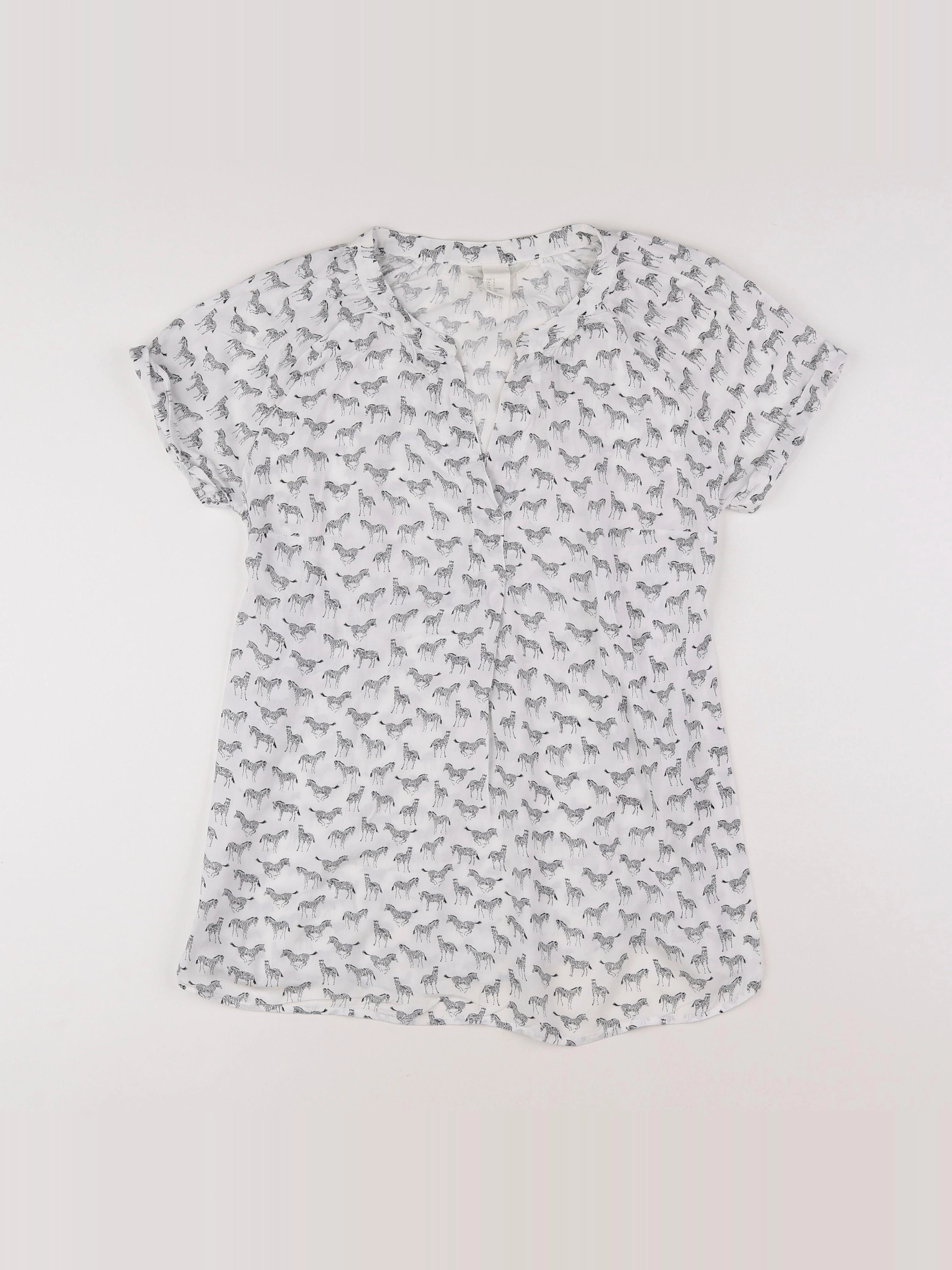 H&M - blouse grossesse blanc - 36
