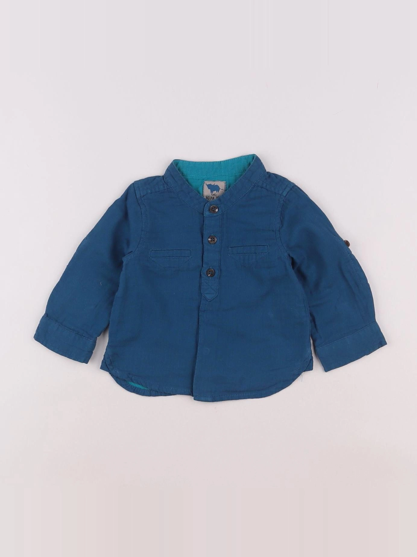 Tape à l'oeil - chemise bleu - 12 mois