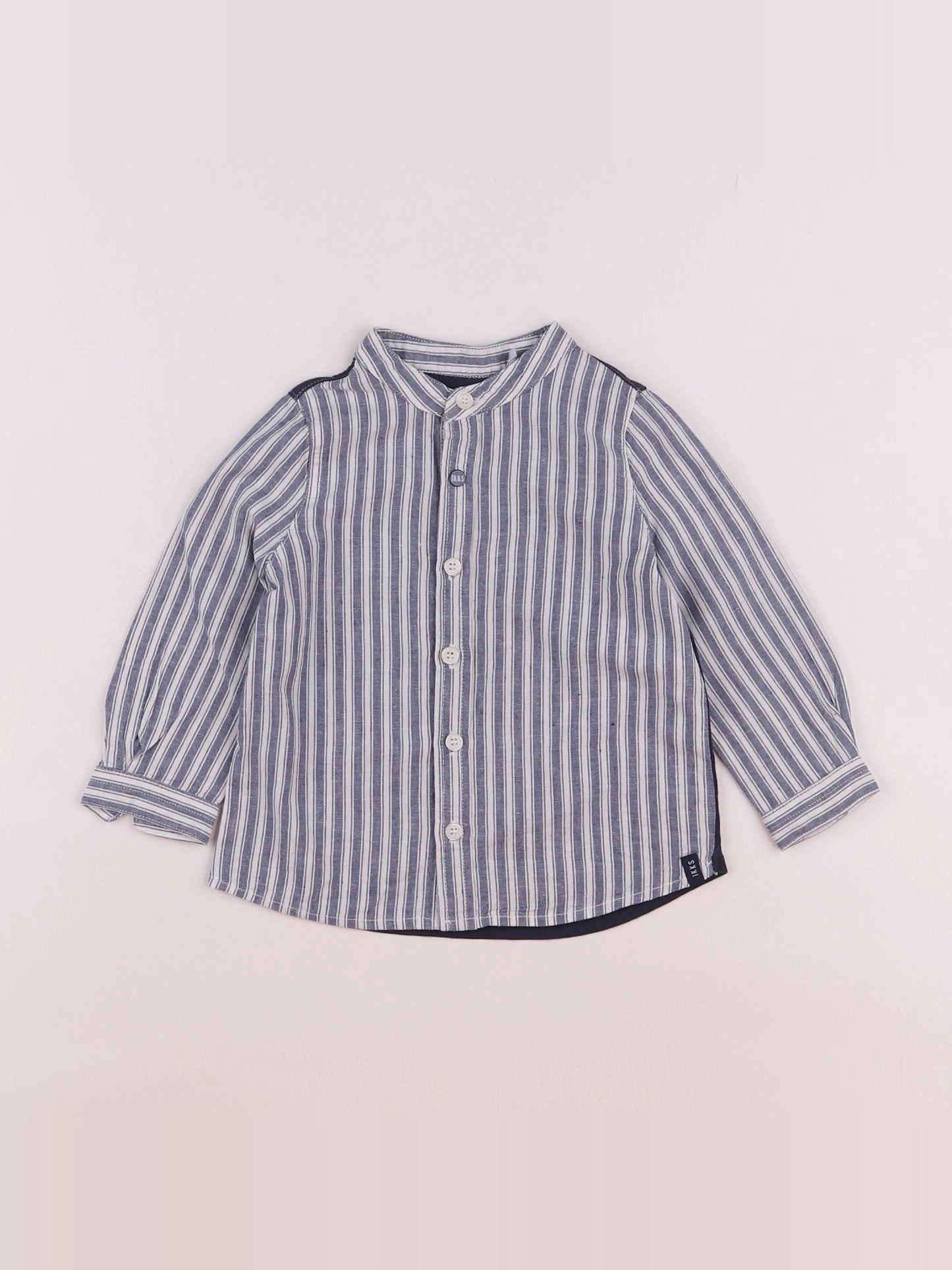 IKKS - chemise bleu - 12 mois