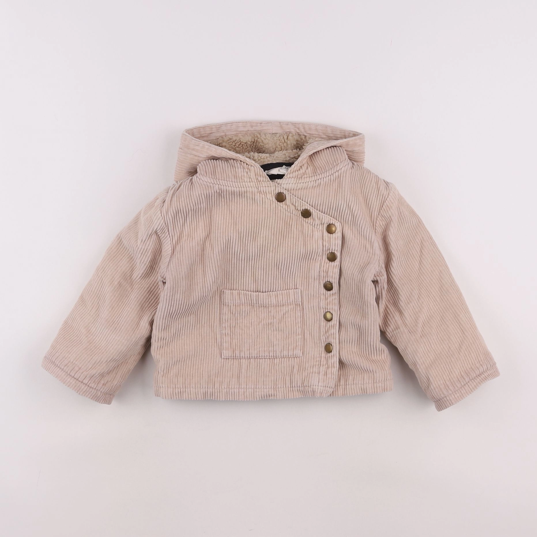 Louis Louise - veste doublé rose - 18 mois