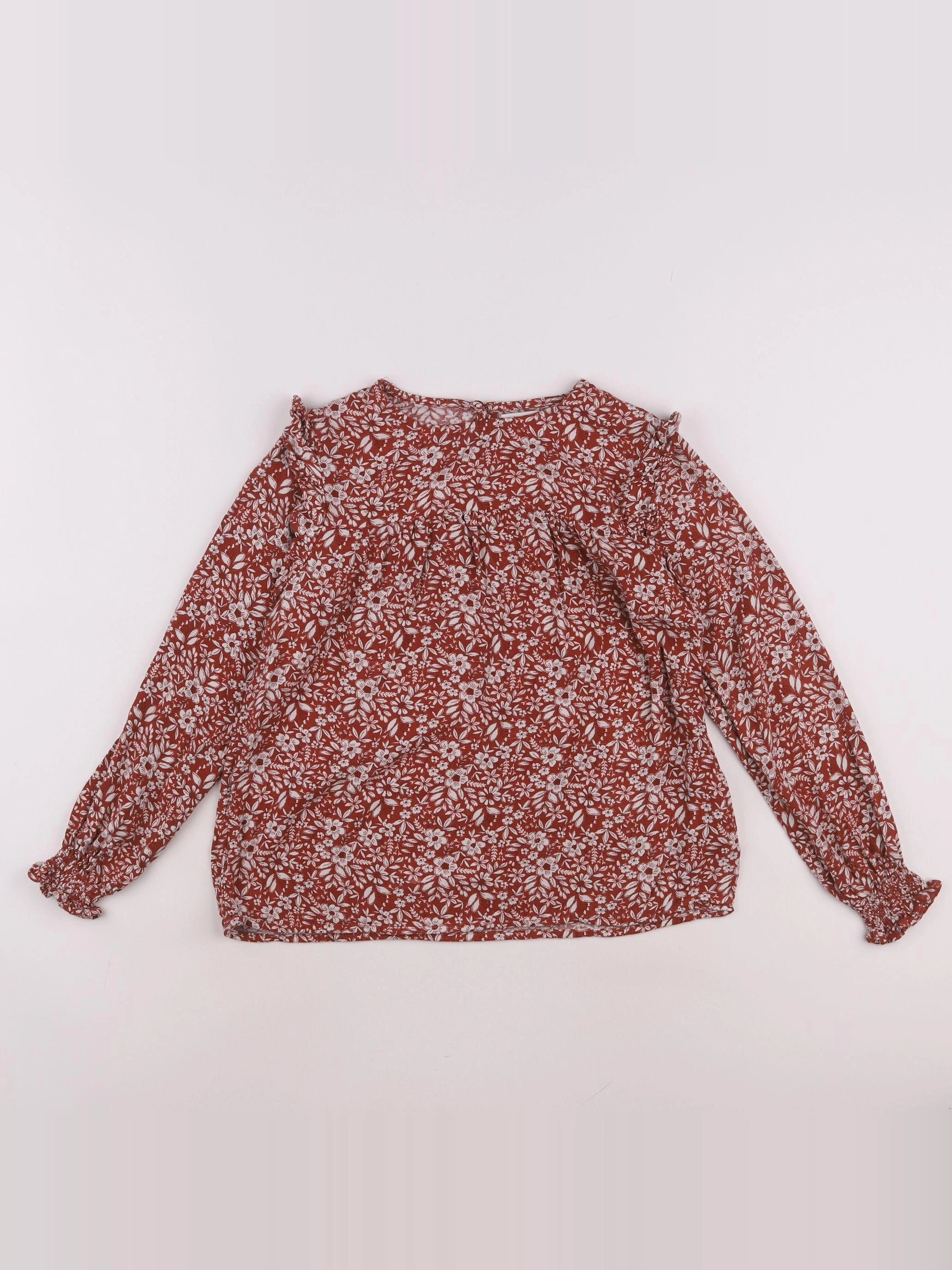 Vertbaudet - blouse marron - 9 ans