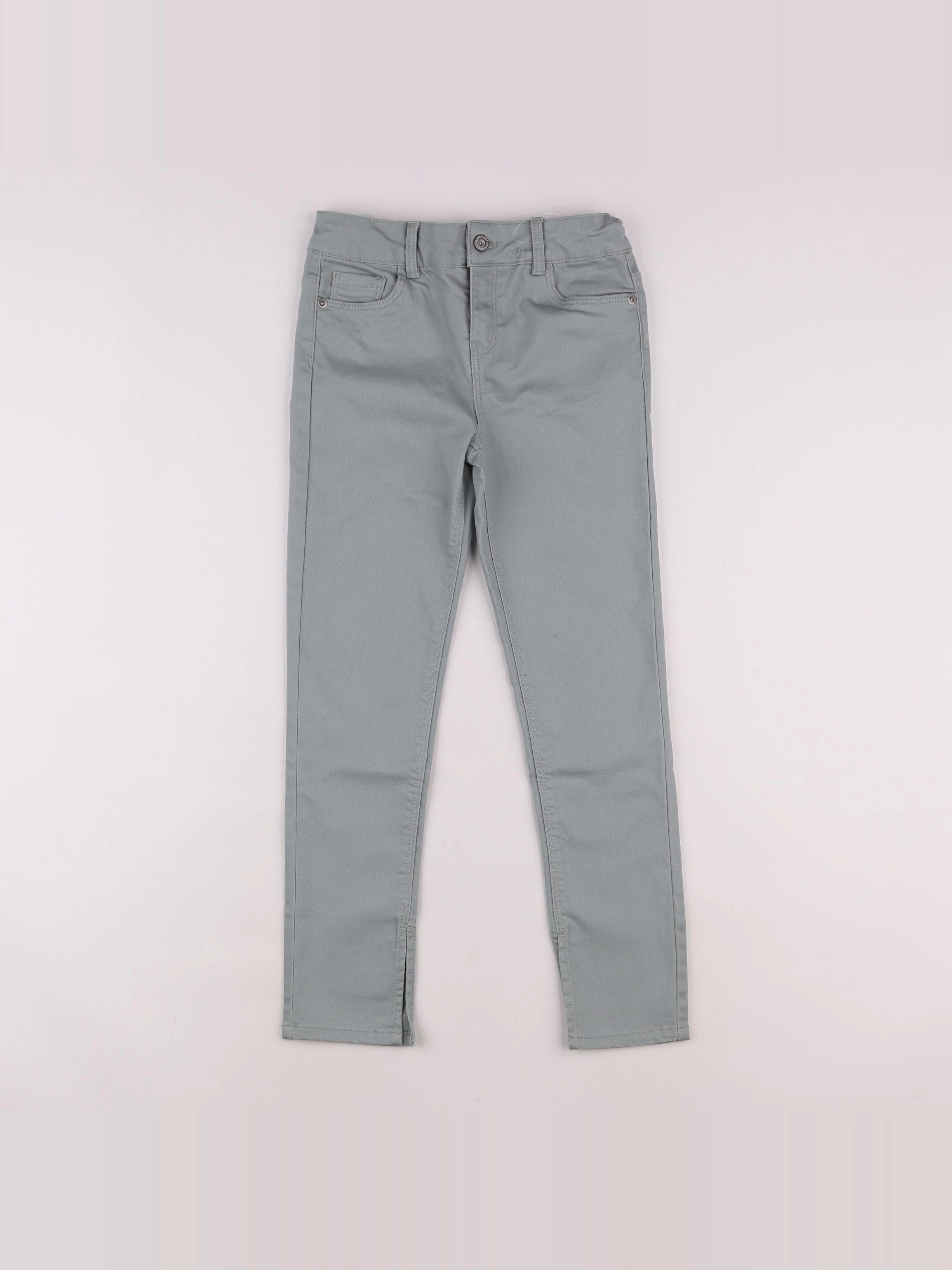 Vertbaudet - pantalon vert - 9 ans