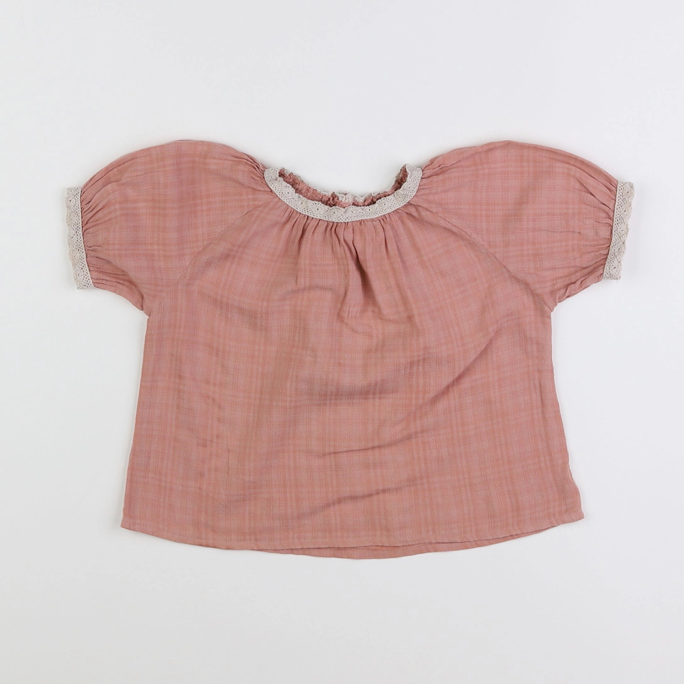 Zara - blouse rose - 12/18 mois