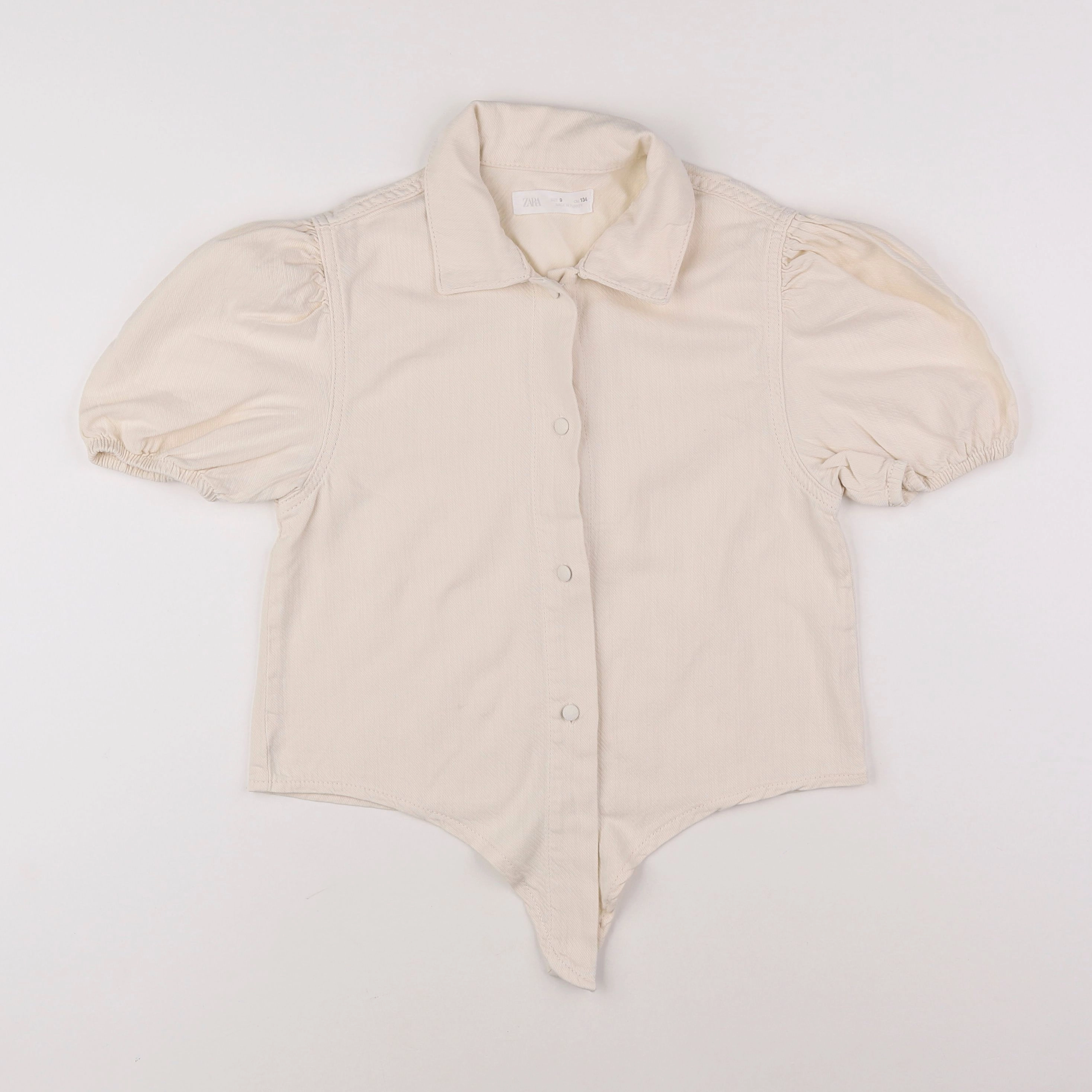 Zara - blouse beige - 9 ans