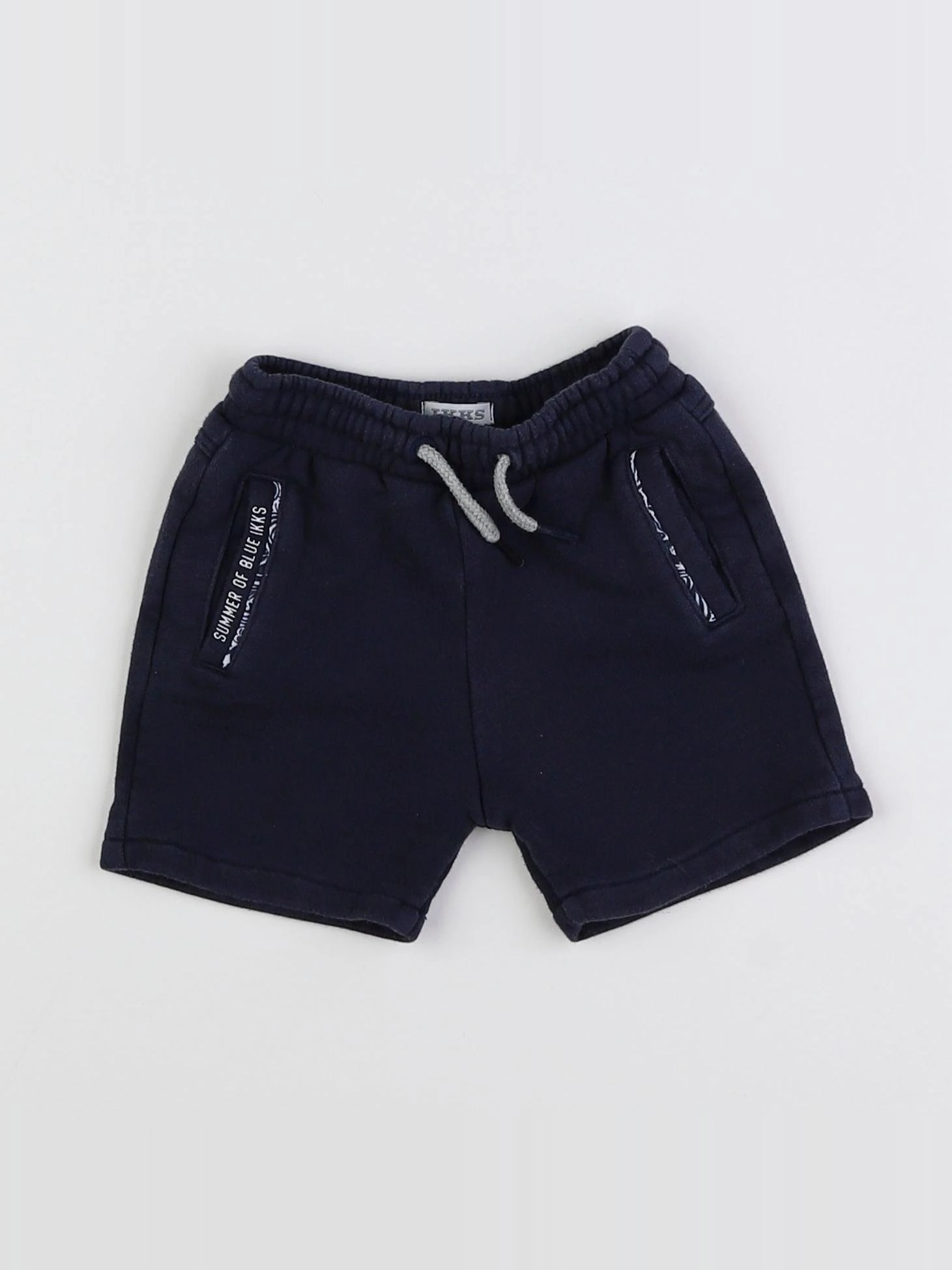 IKKS - short bleu - 3 mois
