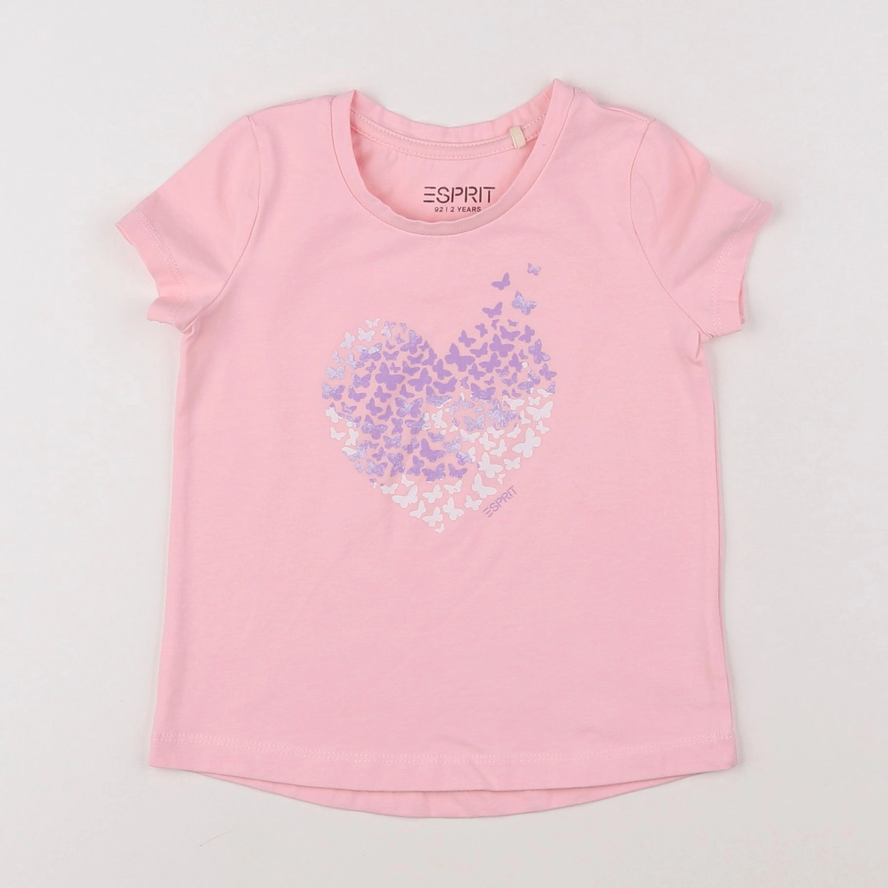 Esprit - tee-shirt rose - 2 ans