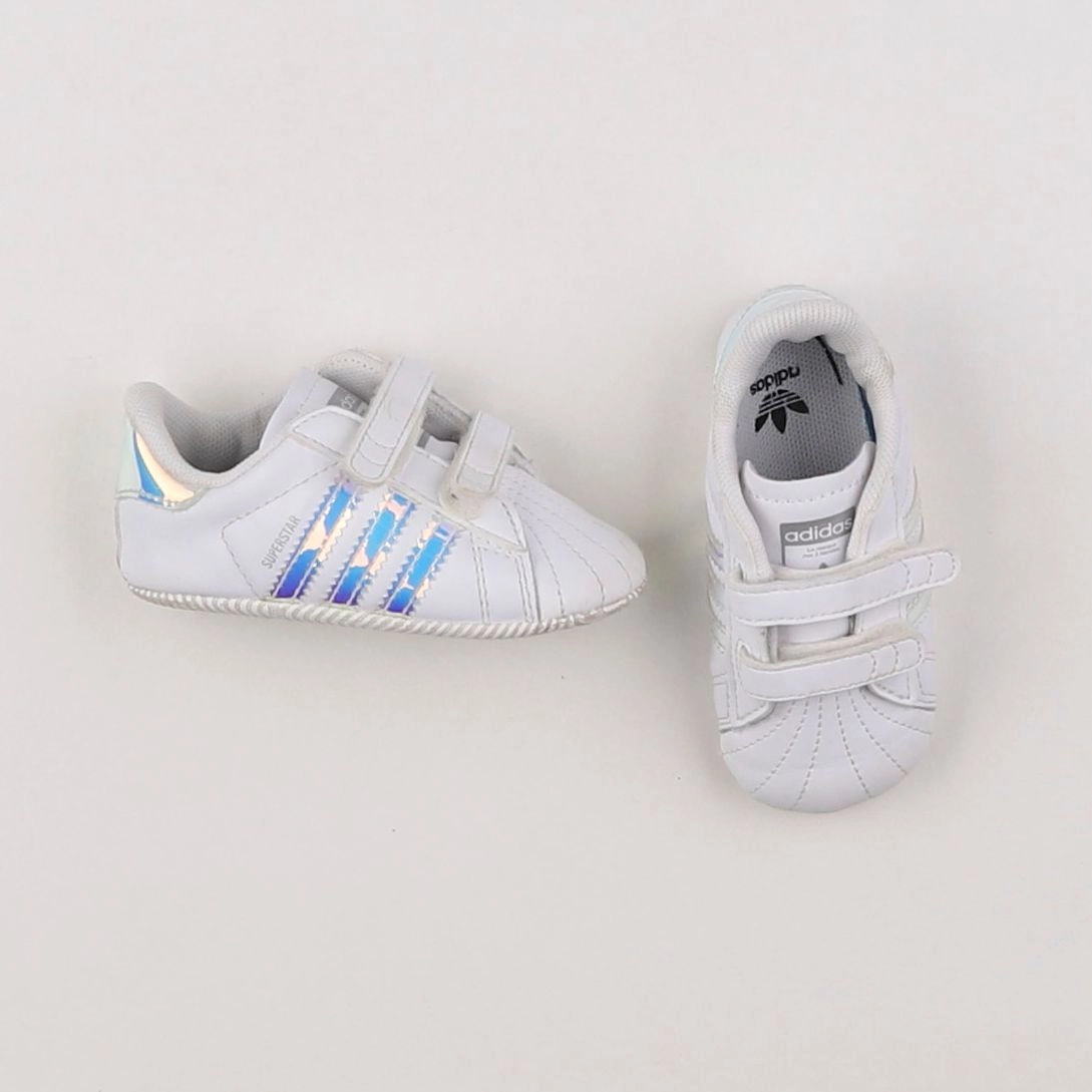 Adidas - chaussons blanc - pointure 19