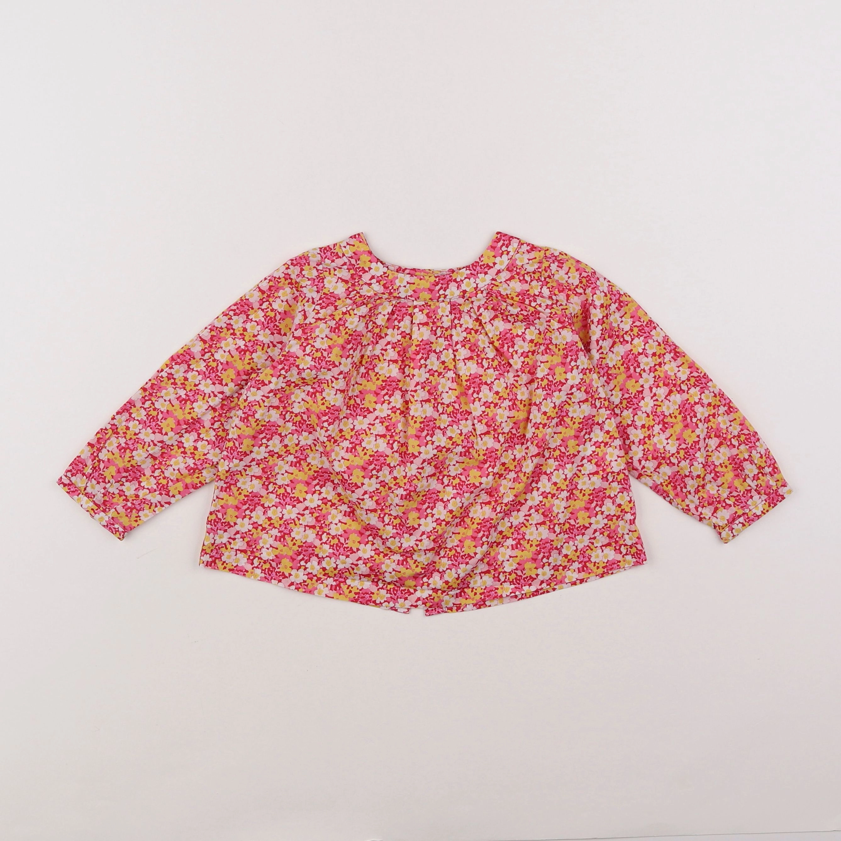 Jacadi - blouse liberty rose - 12 mois