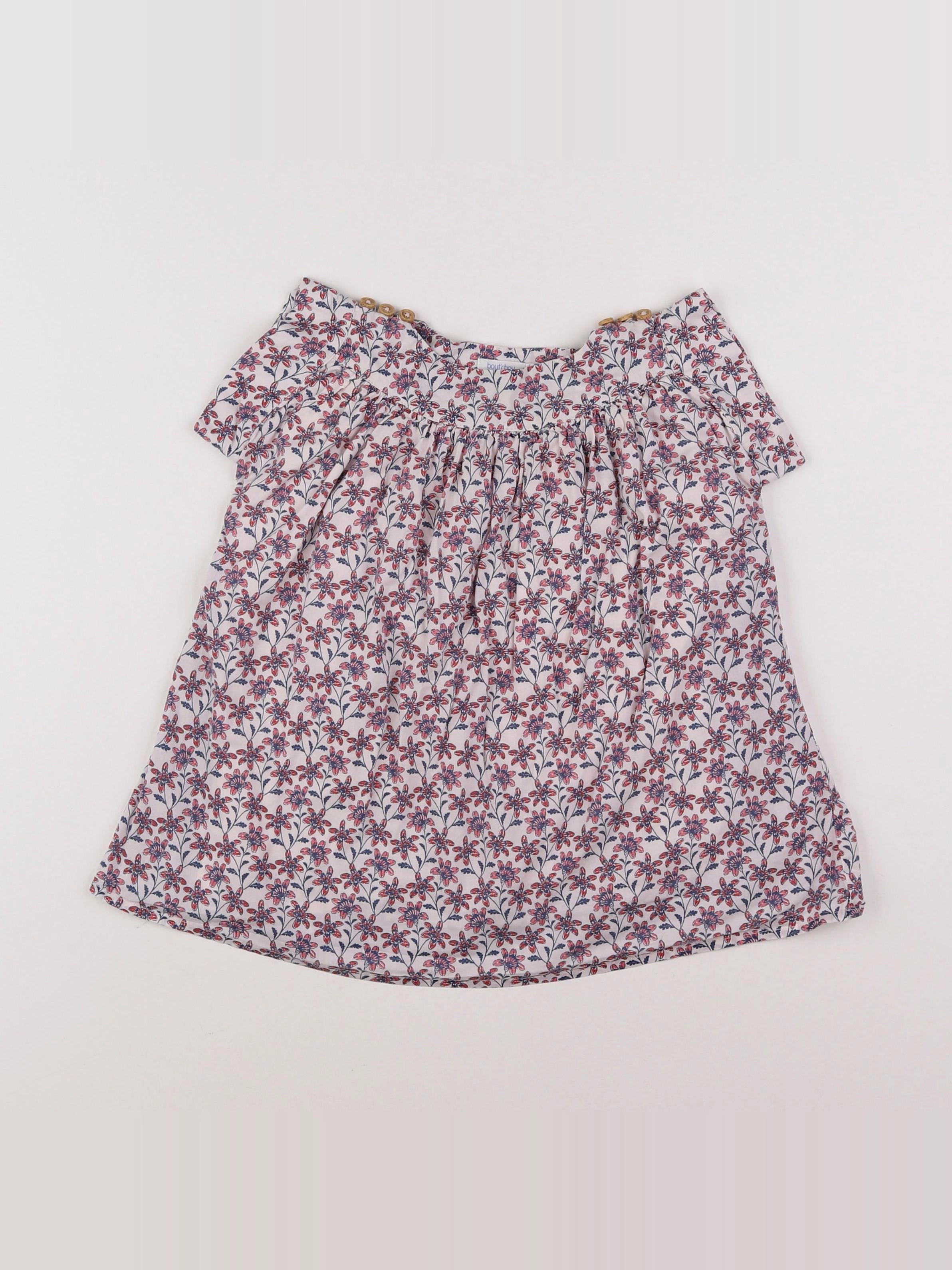 Boutchou - robe multicolore - 12 mois
