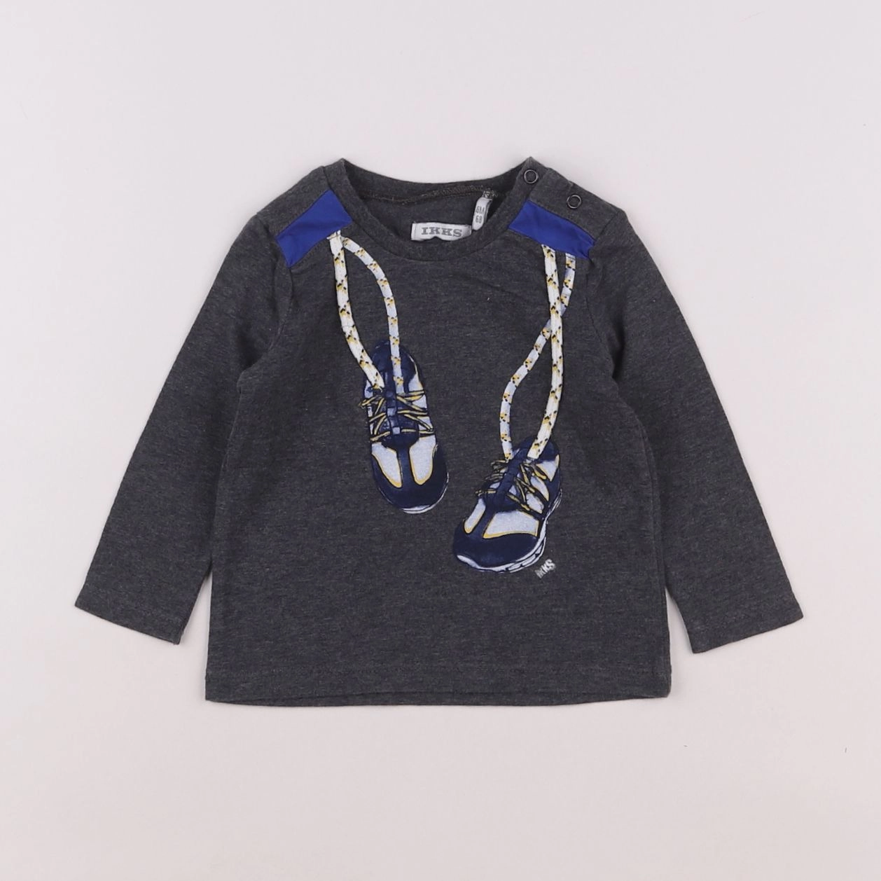 IKKS - tee-shirt gris - 6 mois