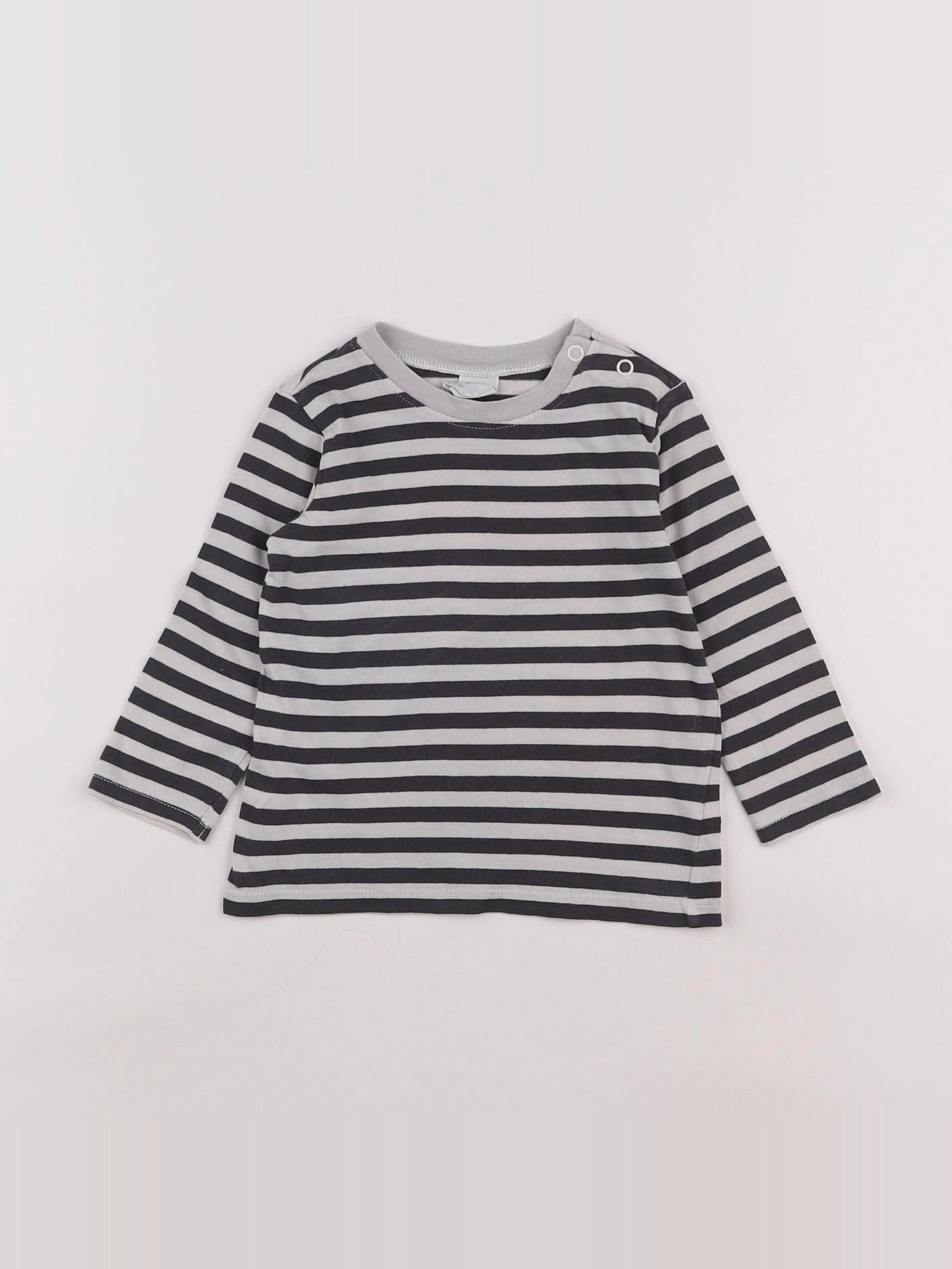 H&M - tee-shirt gris - 9/12 mois