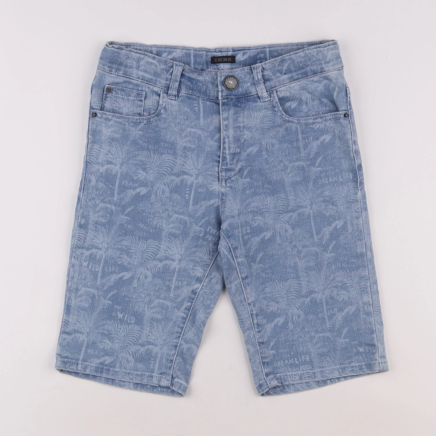 IKKS - short bleu - 10 ans