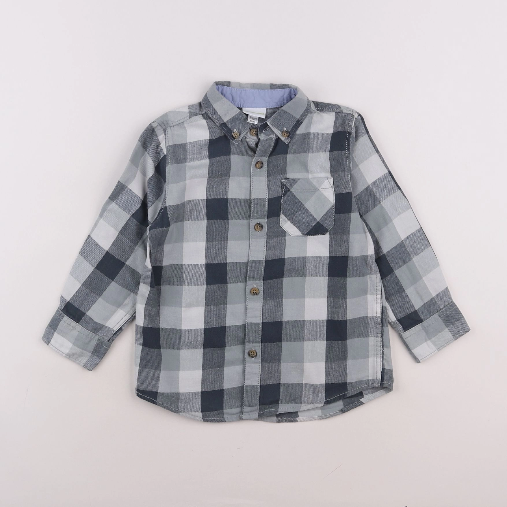 Vertbaudet - chemise bleu - 4 ans