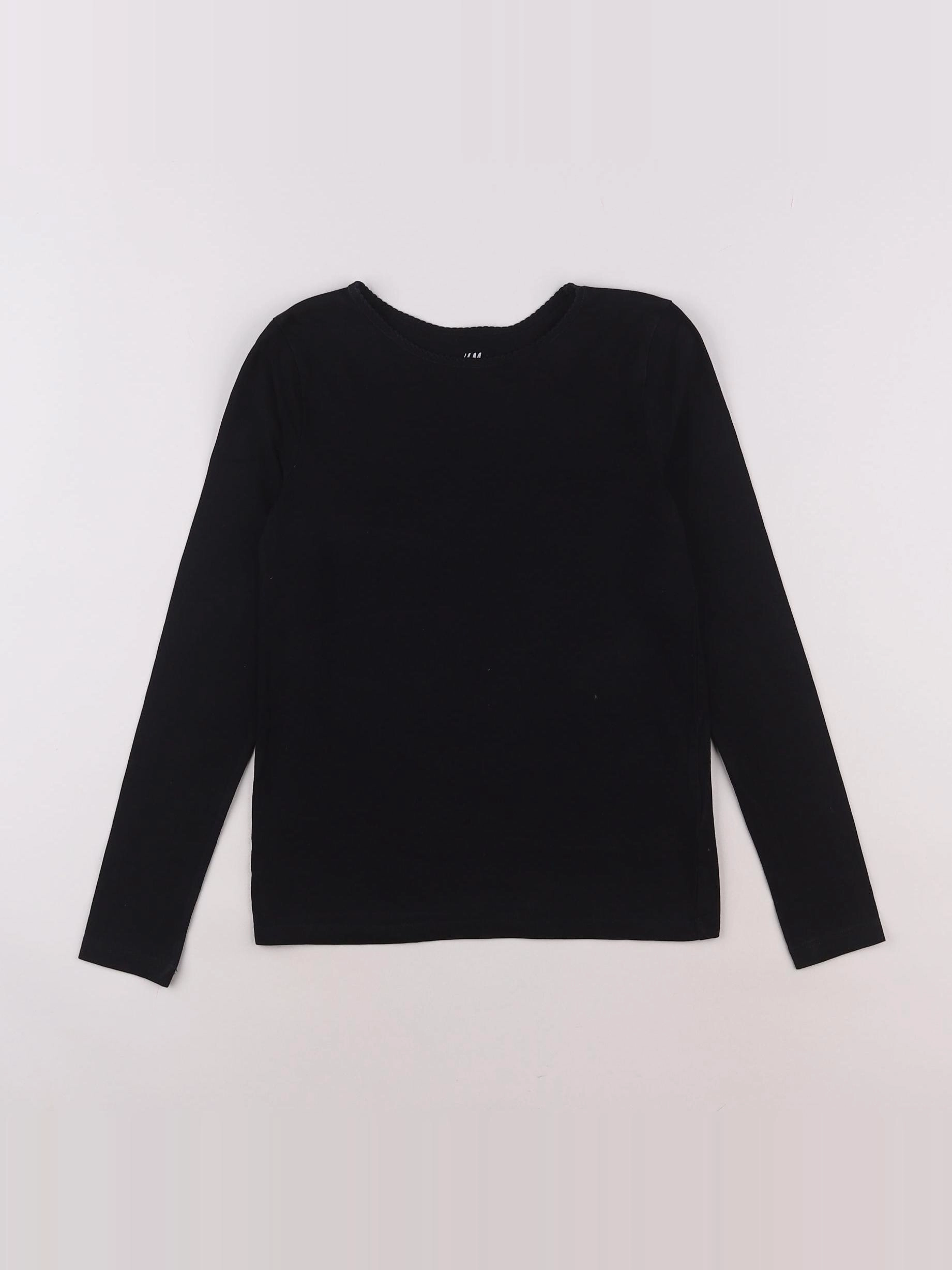 H&M - tee-shirt noir - 8/10 ans