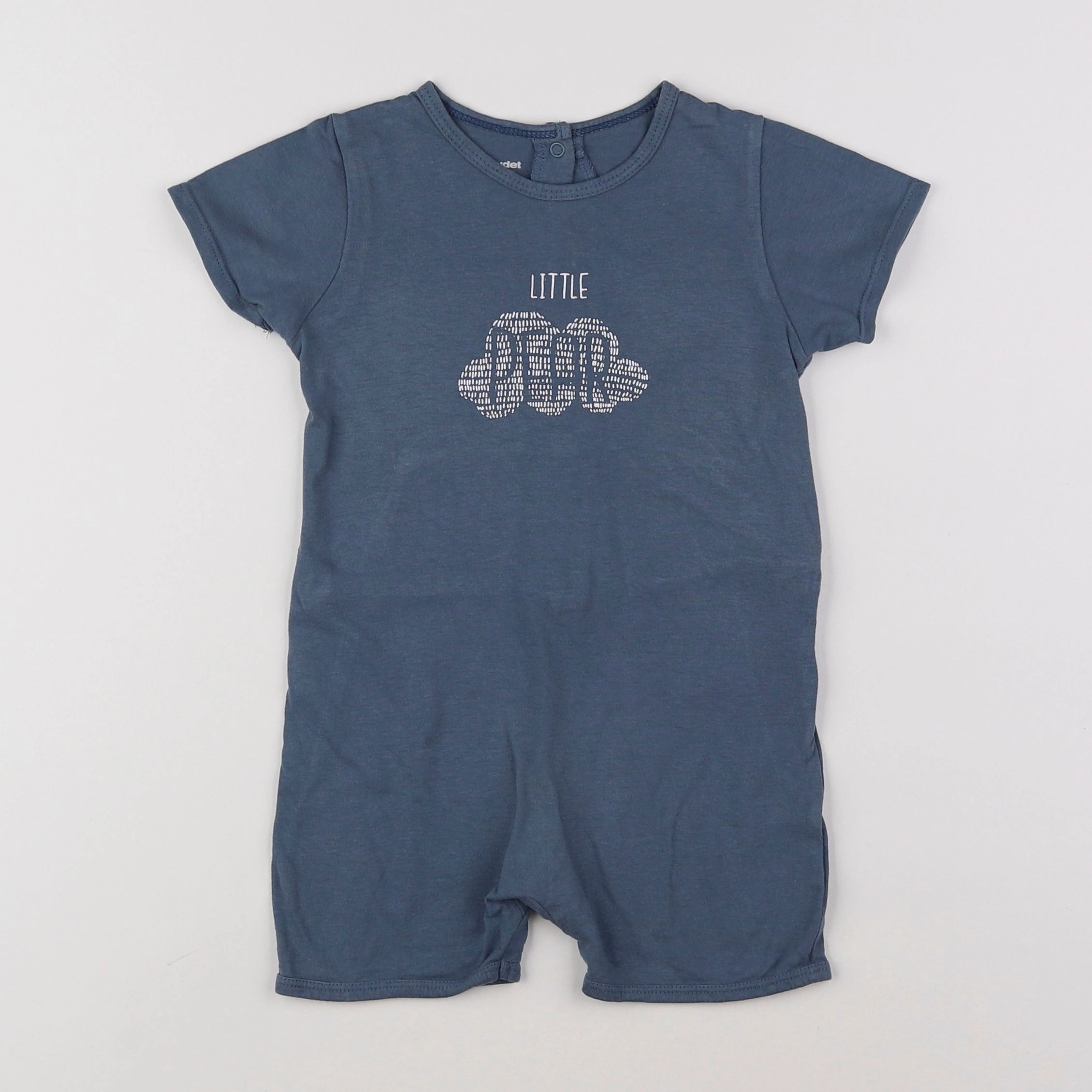 Vertbaudet - pyjama coton bleu - 2 ans