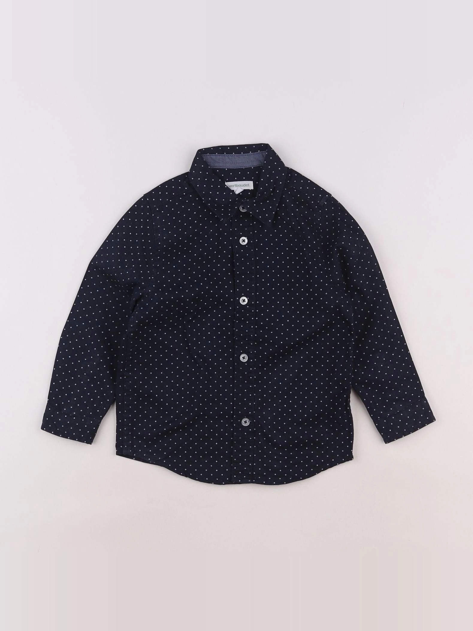 Vertbaudet - chemise bleu - 3 ans