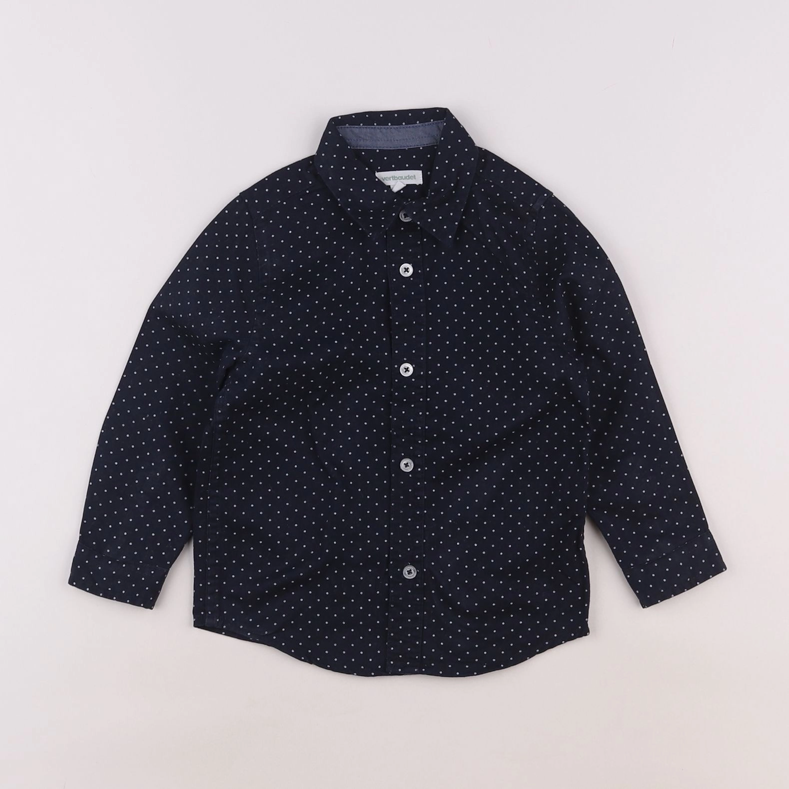 Vertbaudet - chemise bleu - 3 ans