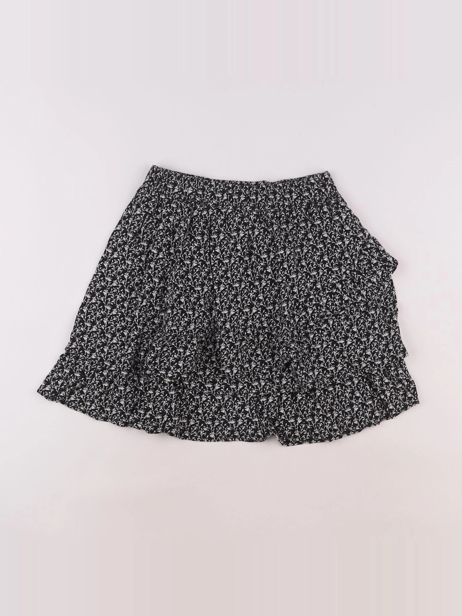 IKKS - jupe noir, blanc - 10 ans