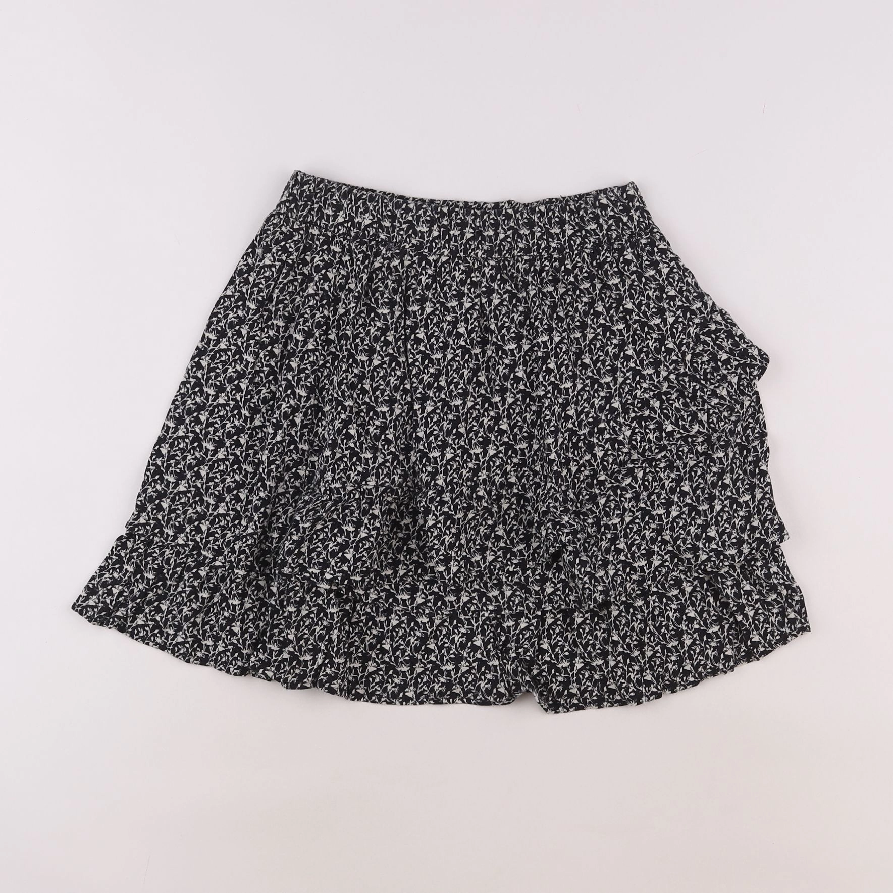 IKKS - jupe noir, blanc - 10 ans
