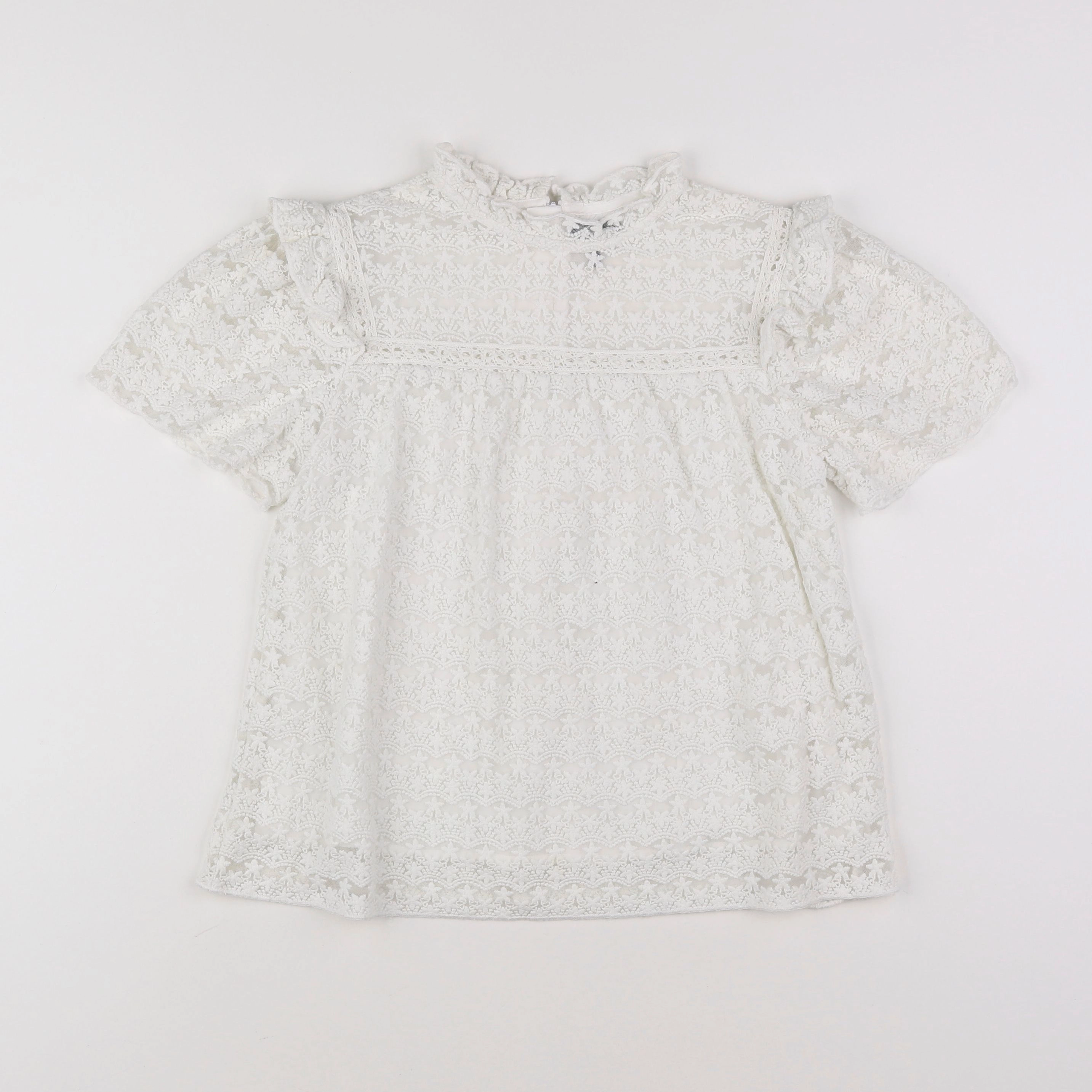 IKKS - blouse blanc - 10 ans