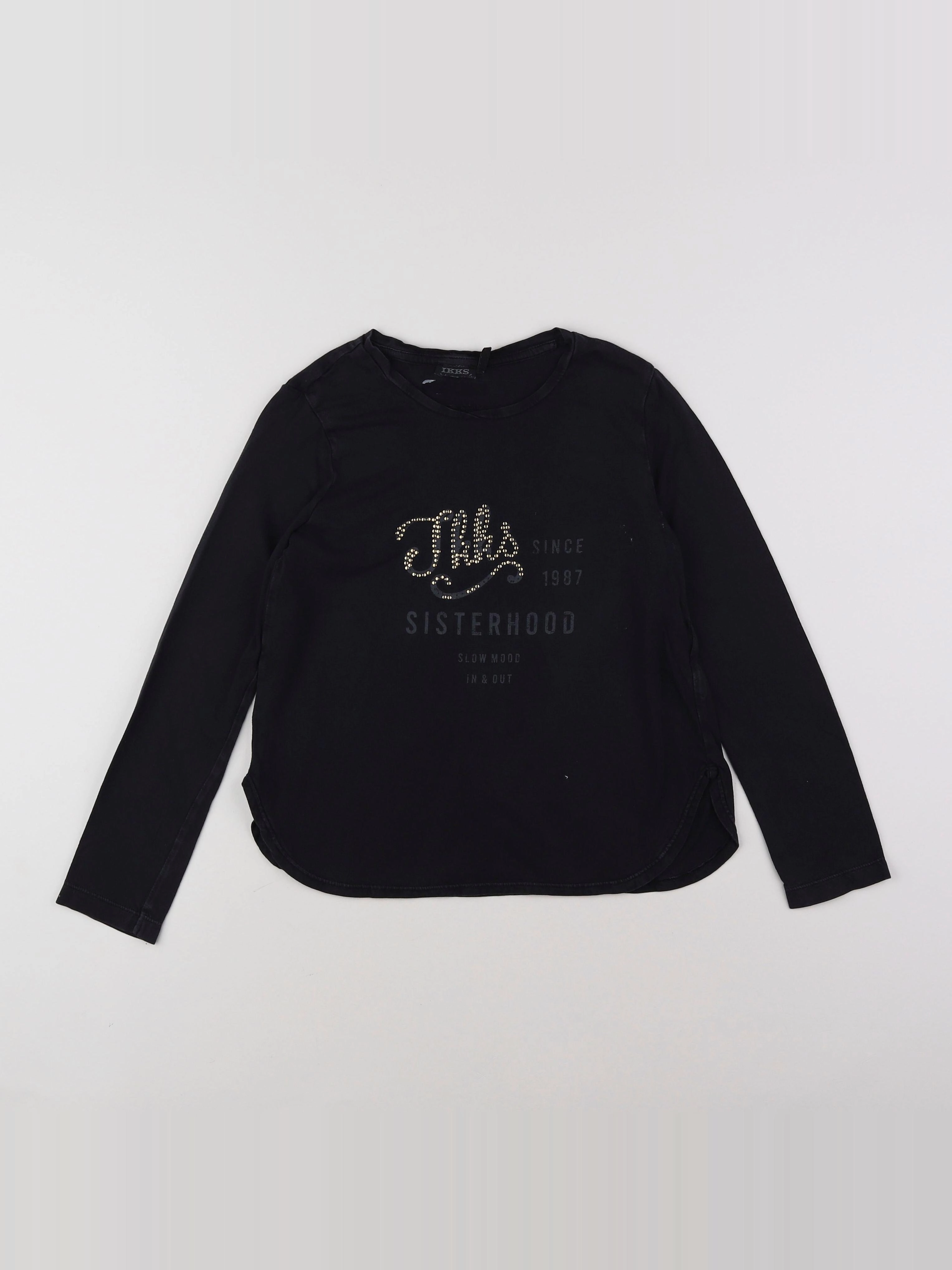 IKKS - tee-shirt noir - 8 ans