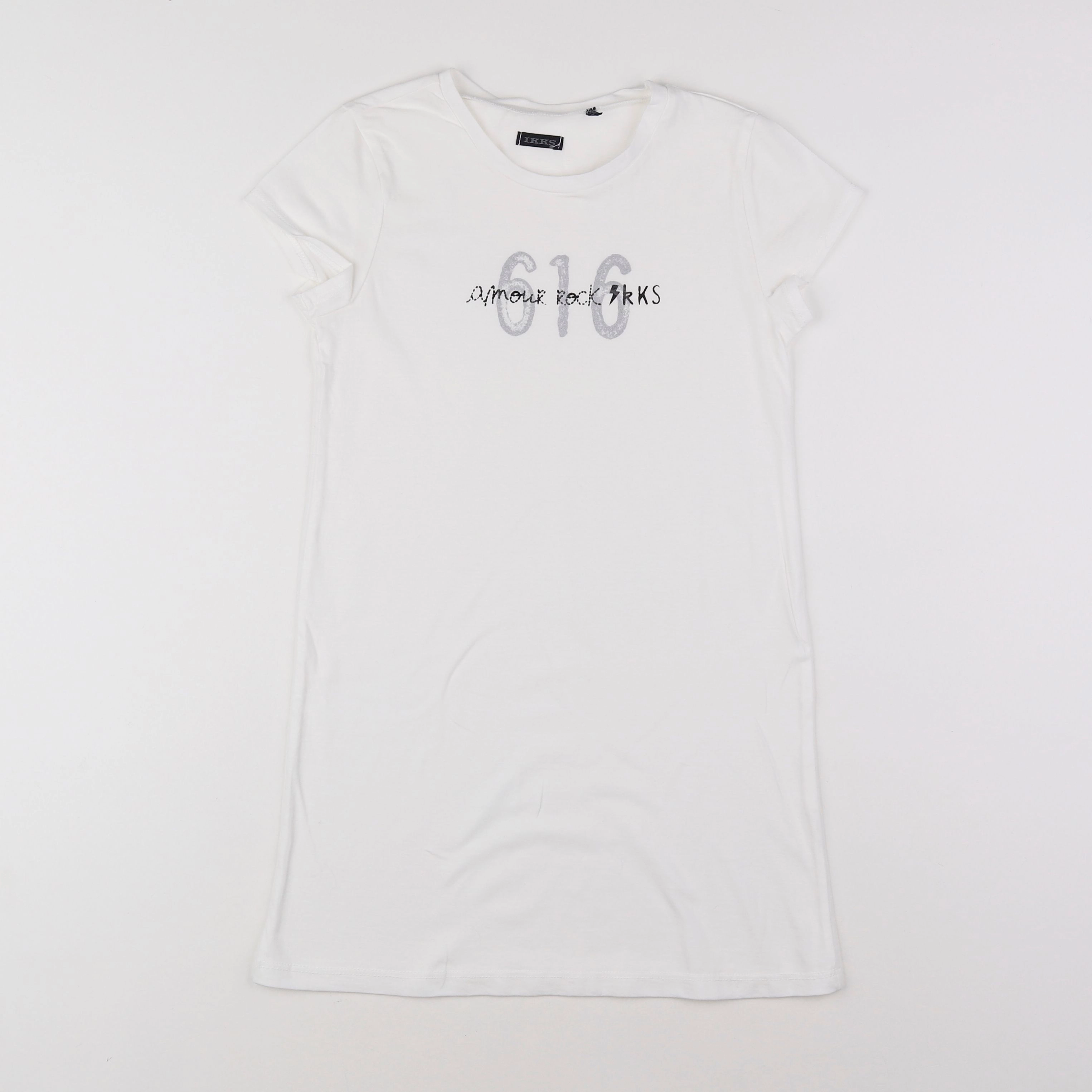 IKKS - robe blanc - 8 ans