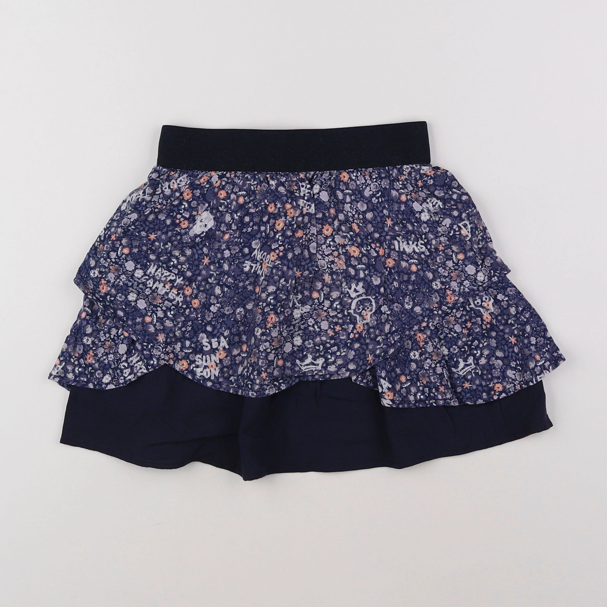 IKKS - jupe bleu, orange - 6 ans