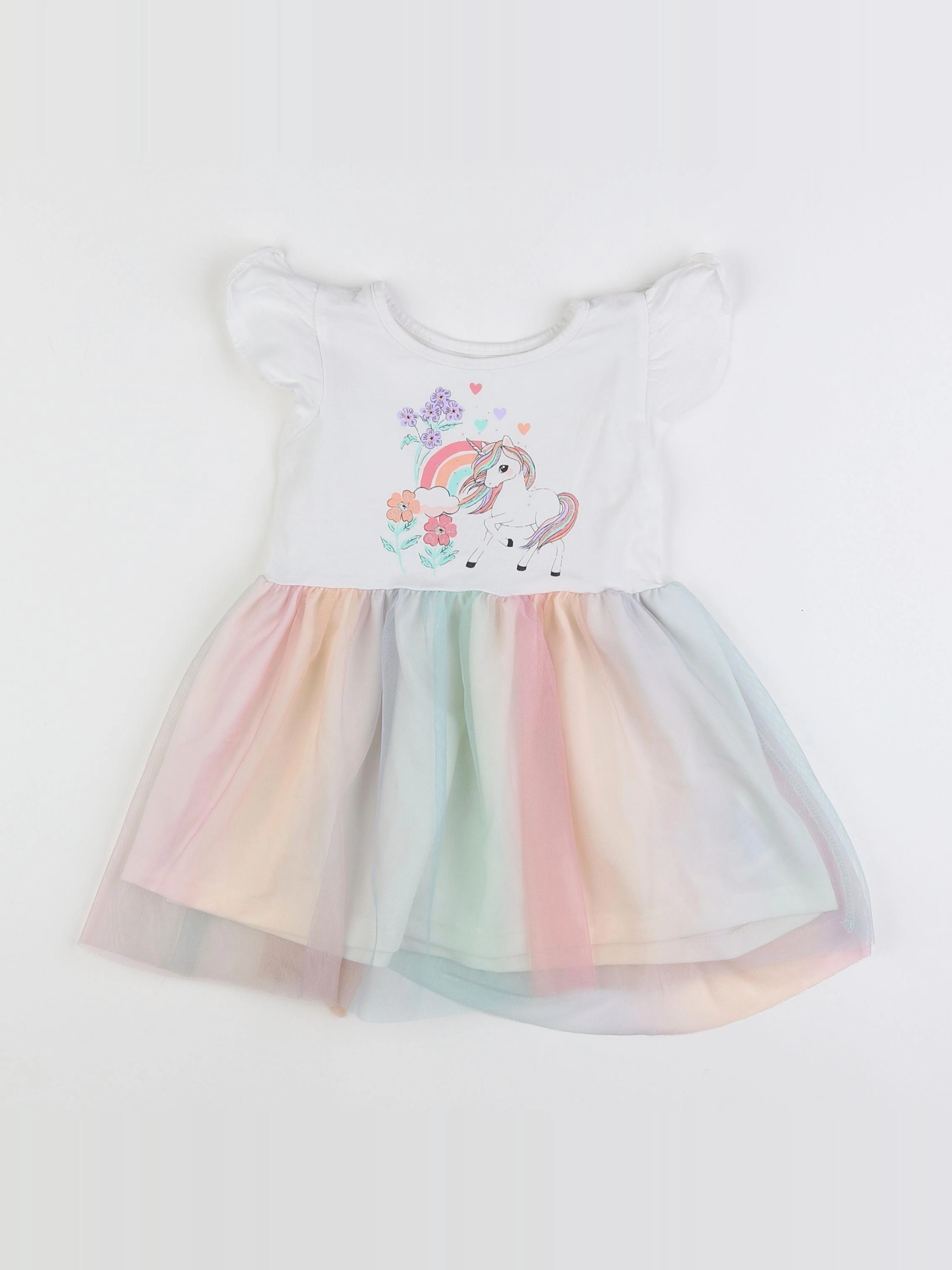 H&M - robe multicolore - 18 mois à 2 ans