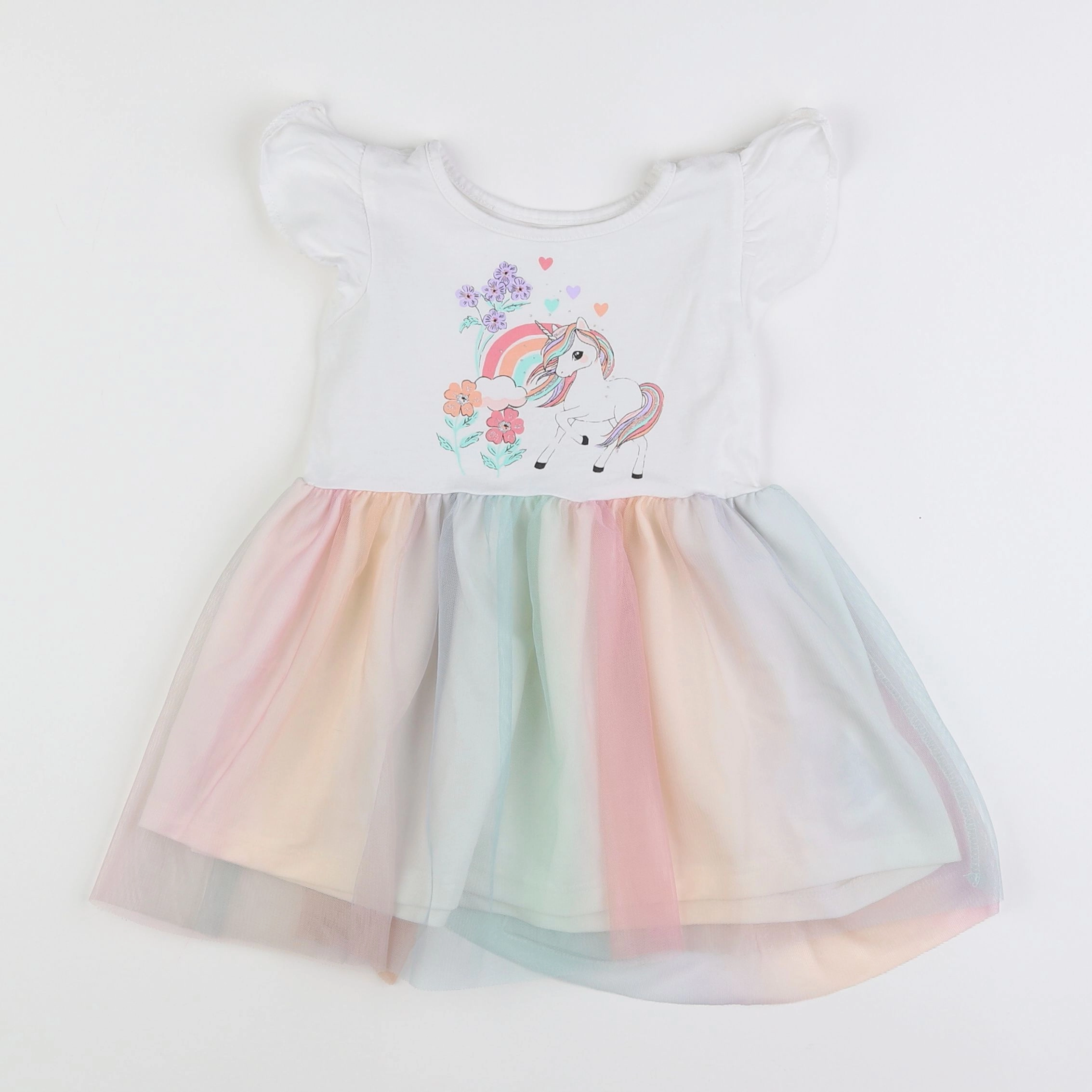 H&M - robe multicolore - 18 mois à 2 ans