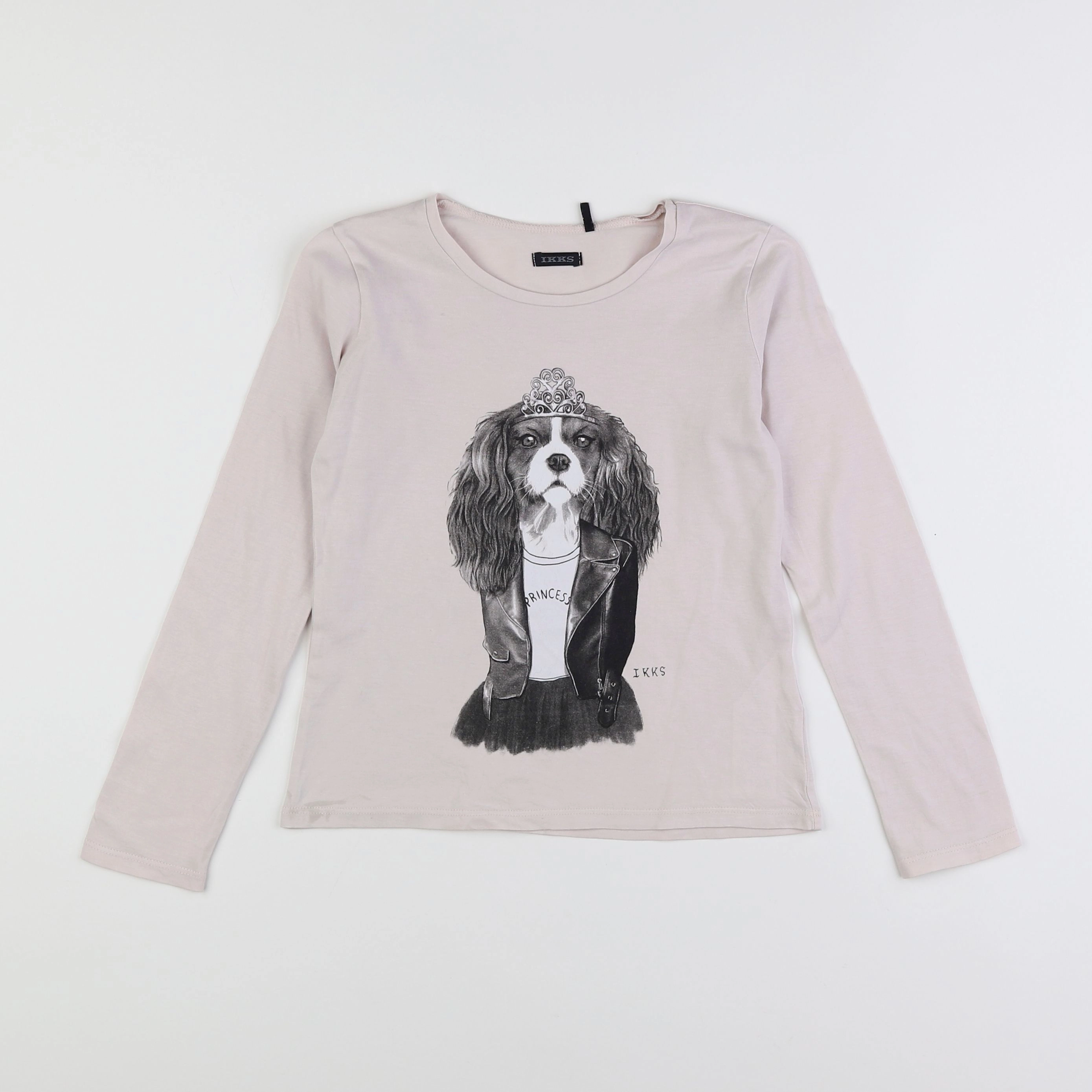 IKKS - tee-shirt rose - 8 ans