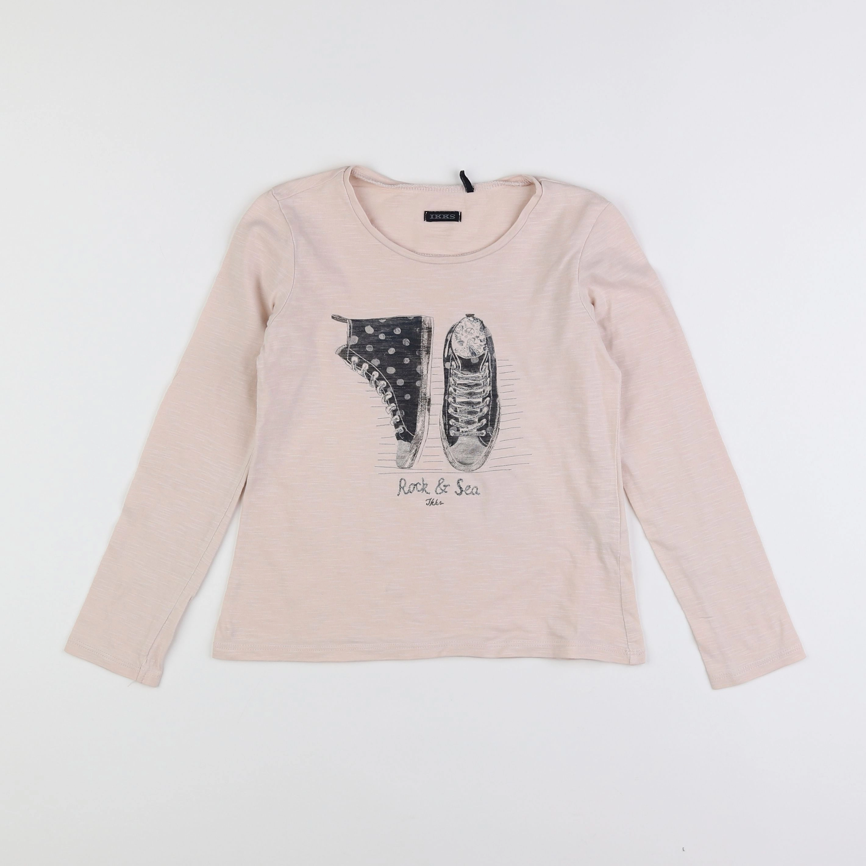 IKKS - tee-shirt rose - 8 ans