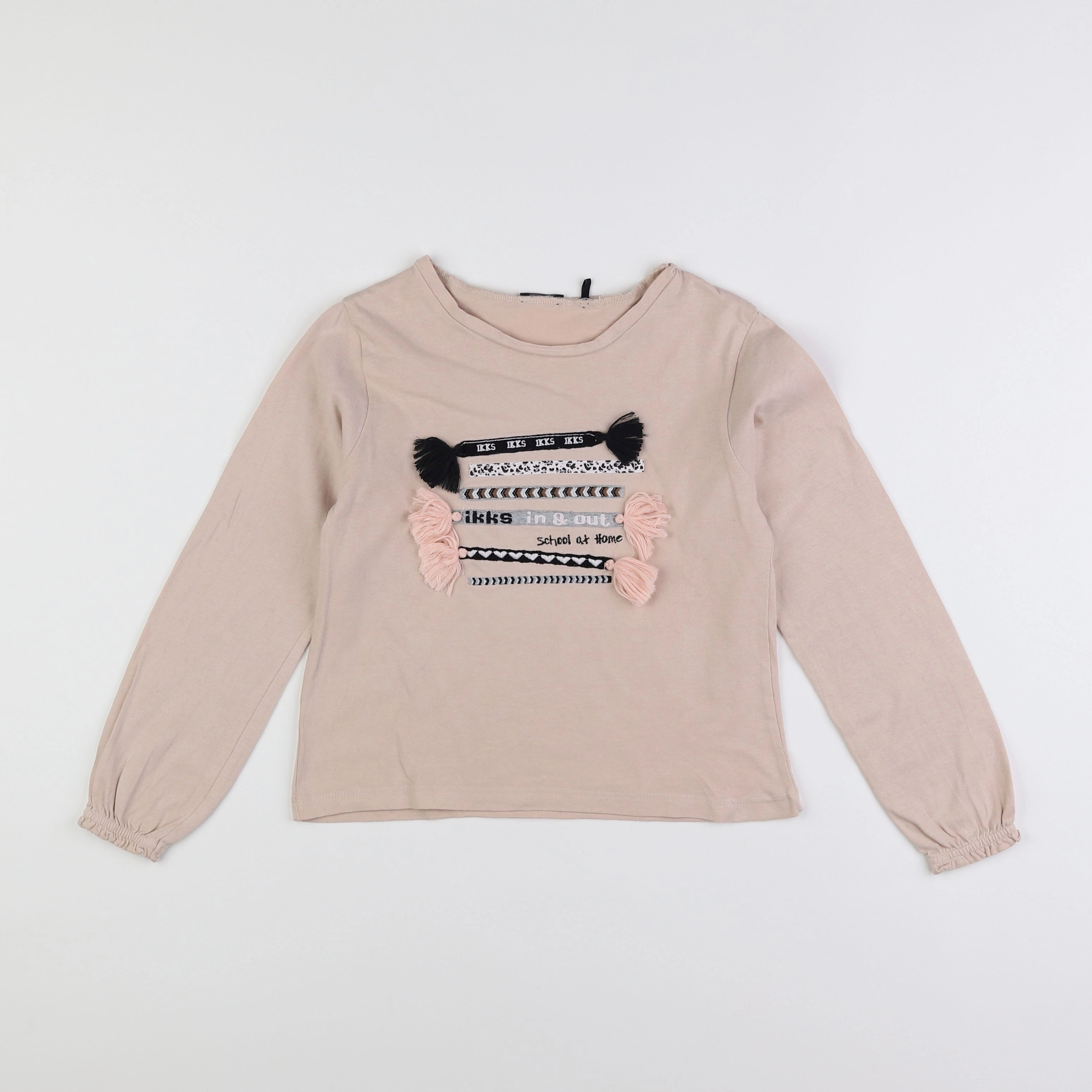IKKS - tee-shirt rose - 8 ans