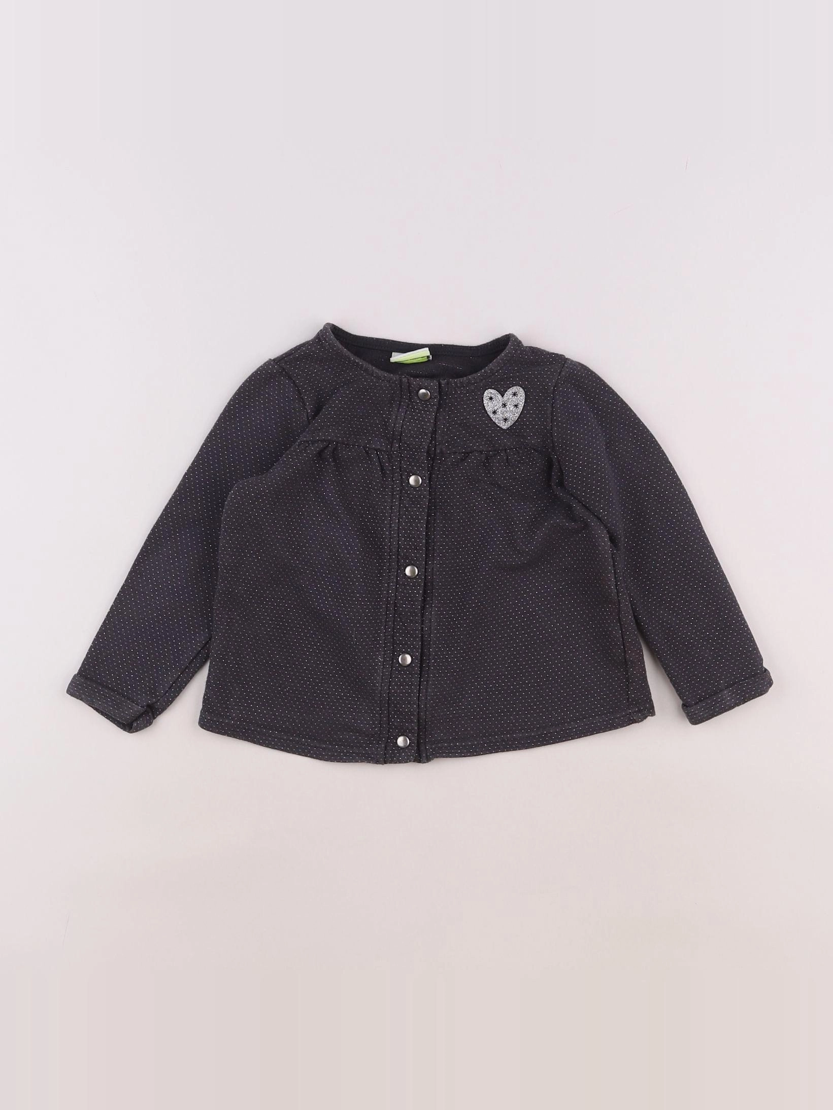 Tape à l'oeil - sweat gris - 2 ans