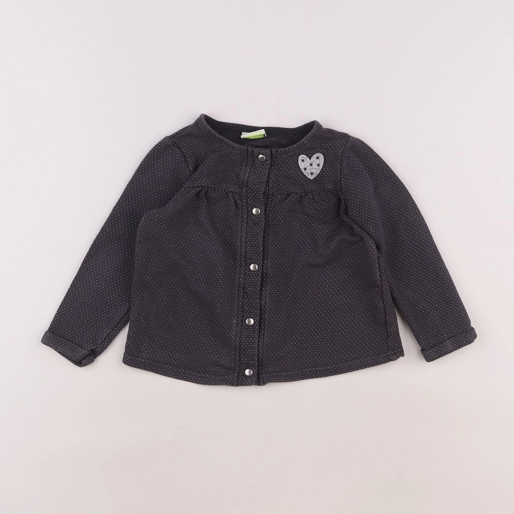 Tape à l'oeil - sweat gris - 2 ans