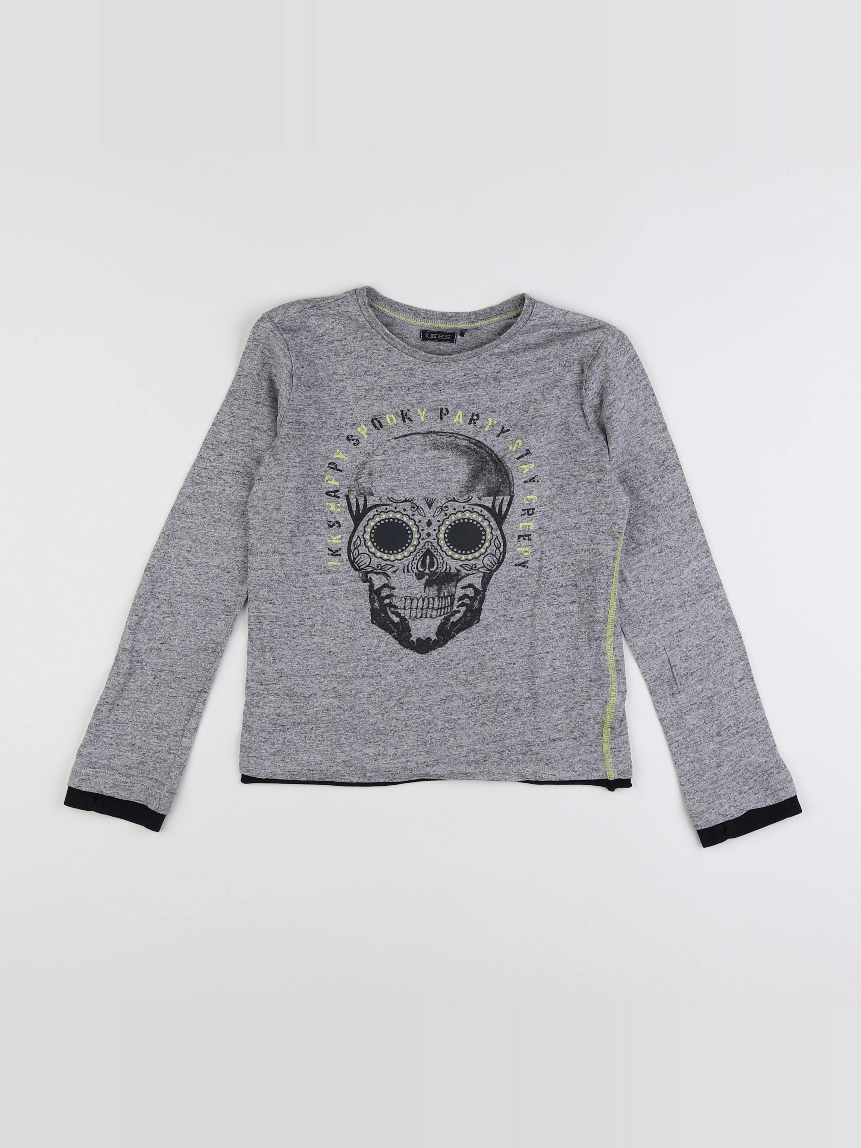 IKKS - tee-shirt gris - 6 ans