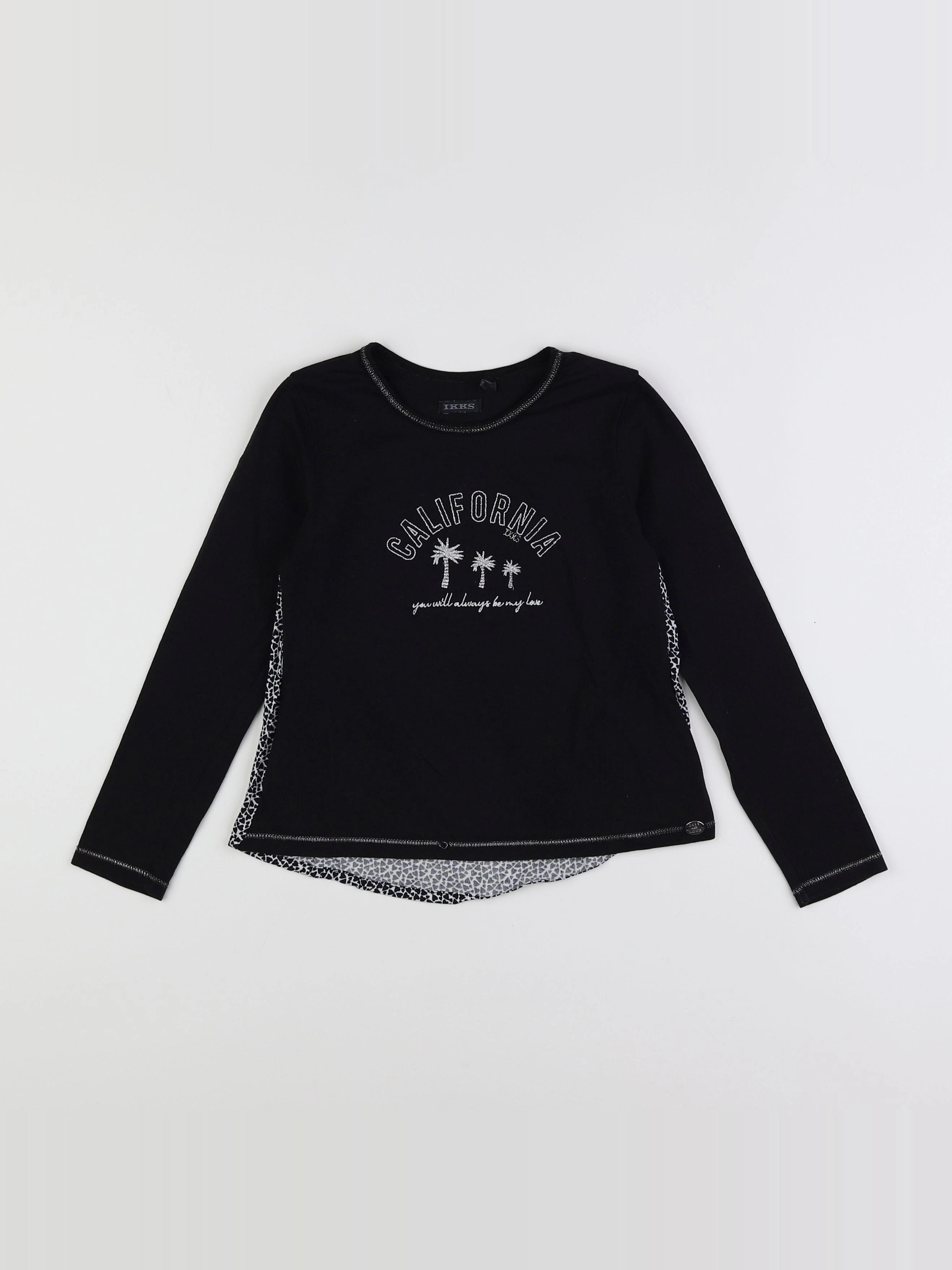 IKKS - tee-shirt noir - 6 ans