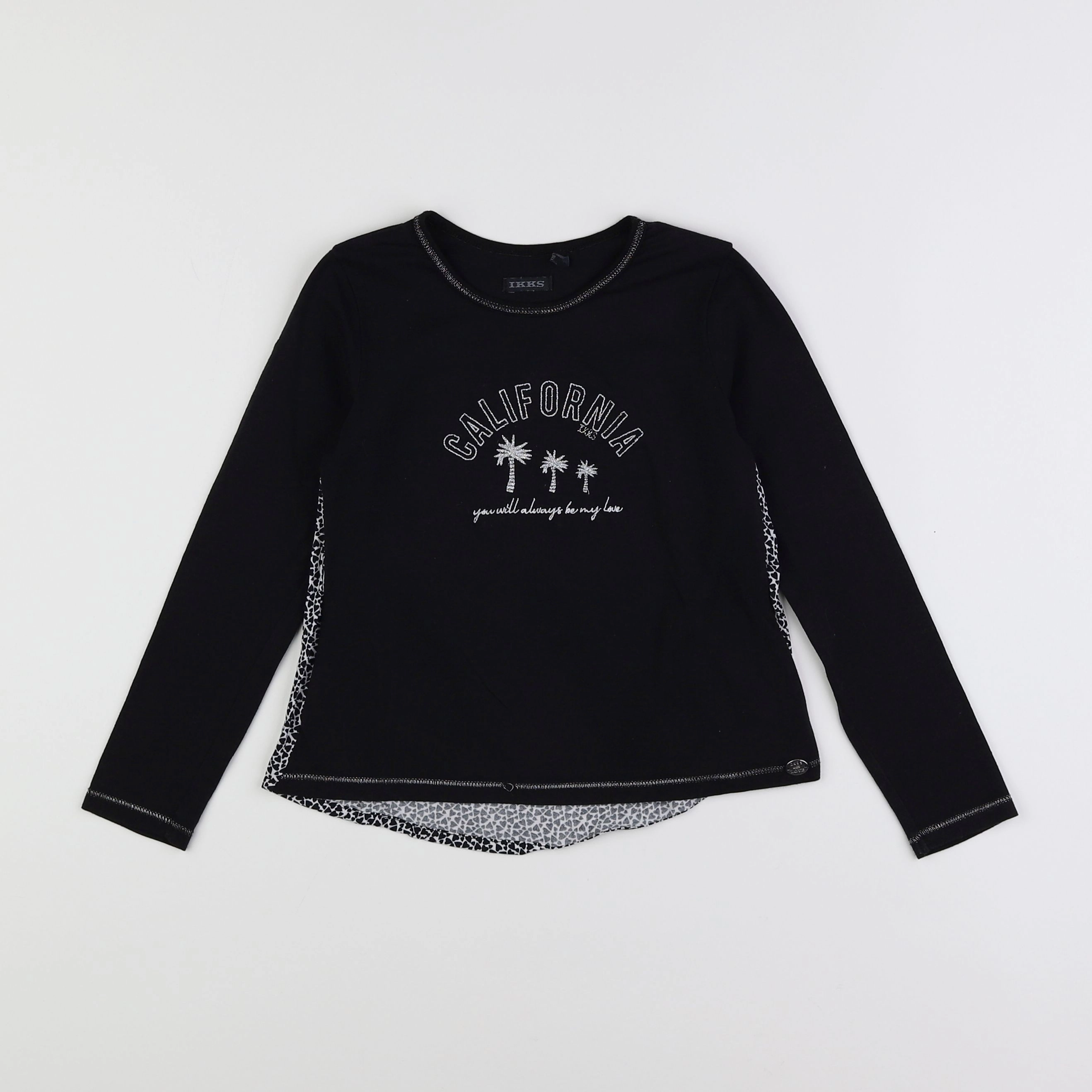 IKKS - tee-shirt noir - 6 ans