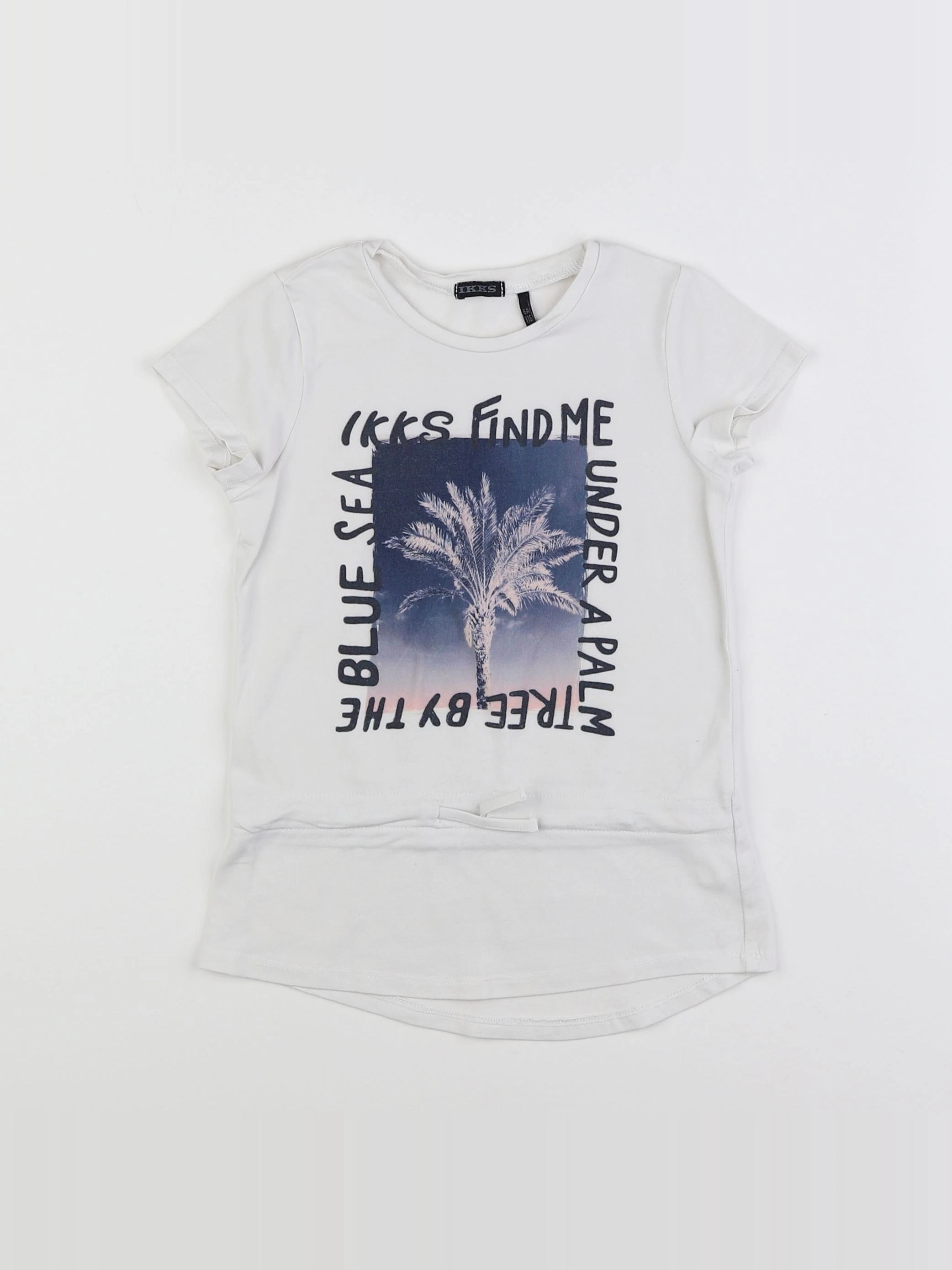 IKKS - tee-shirt blanc - 6 ans