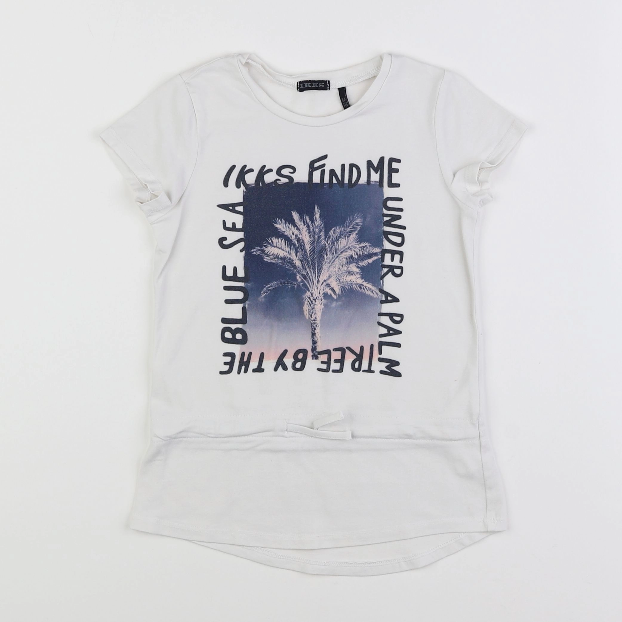 IKKS - tee-shirt blanc - 6 ans