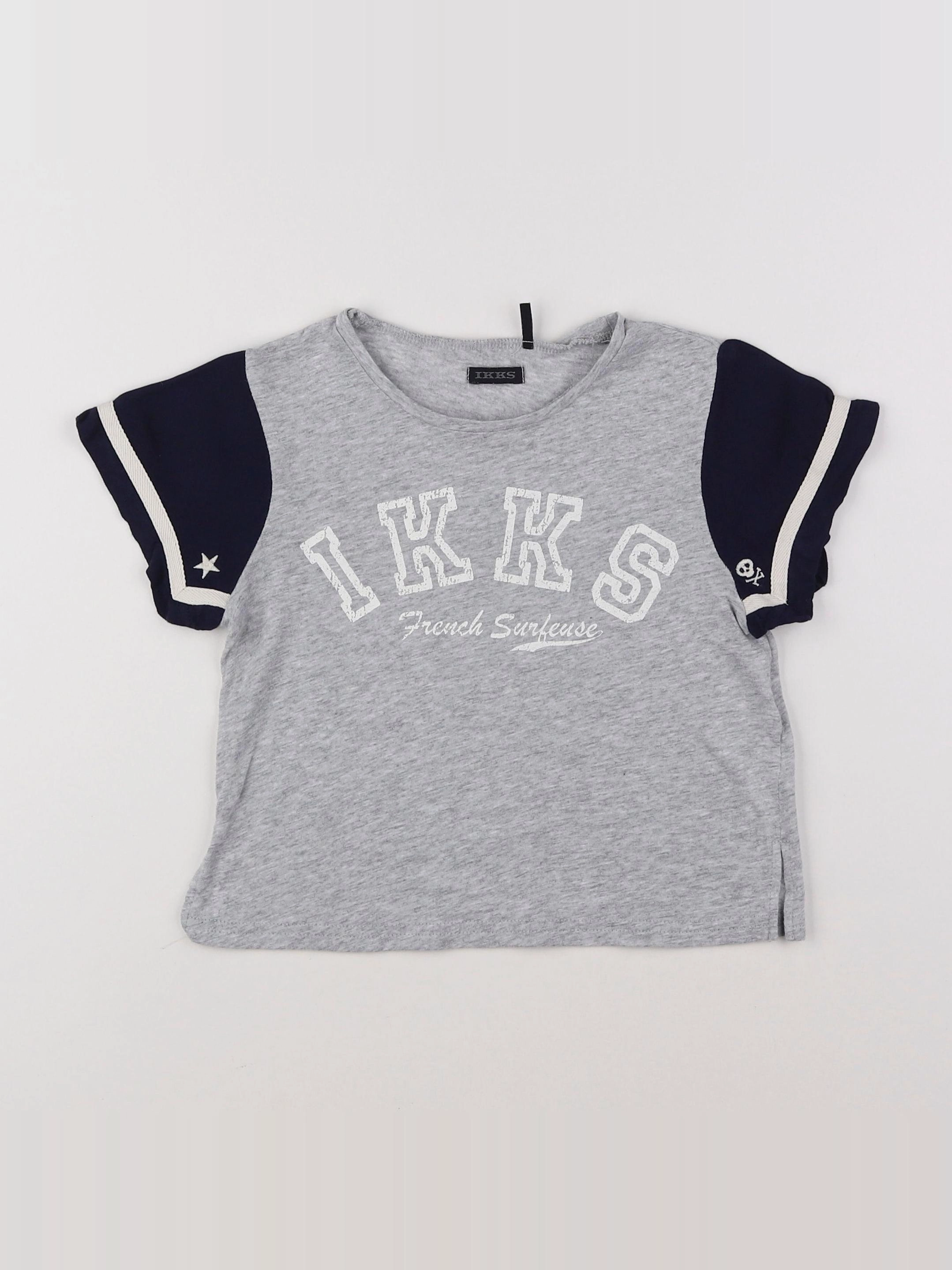 IKKS - tee-shirt gris - 5 ans