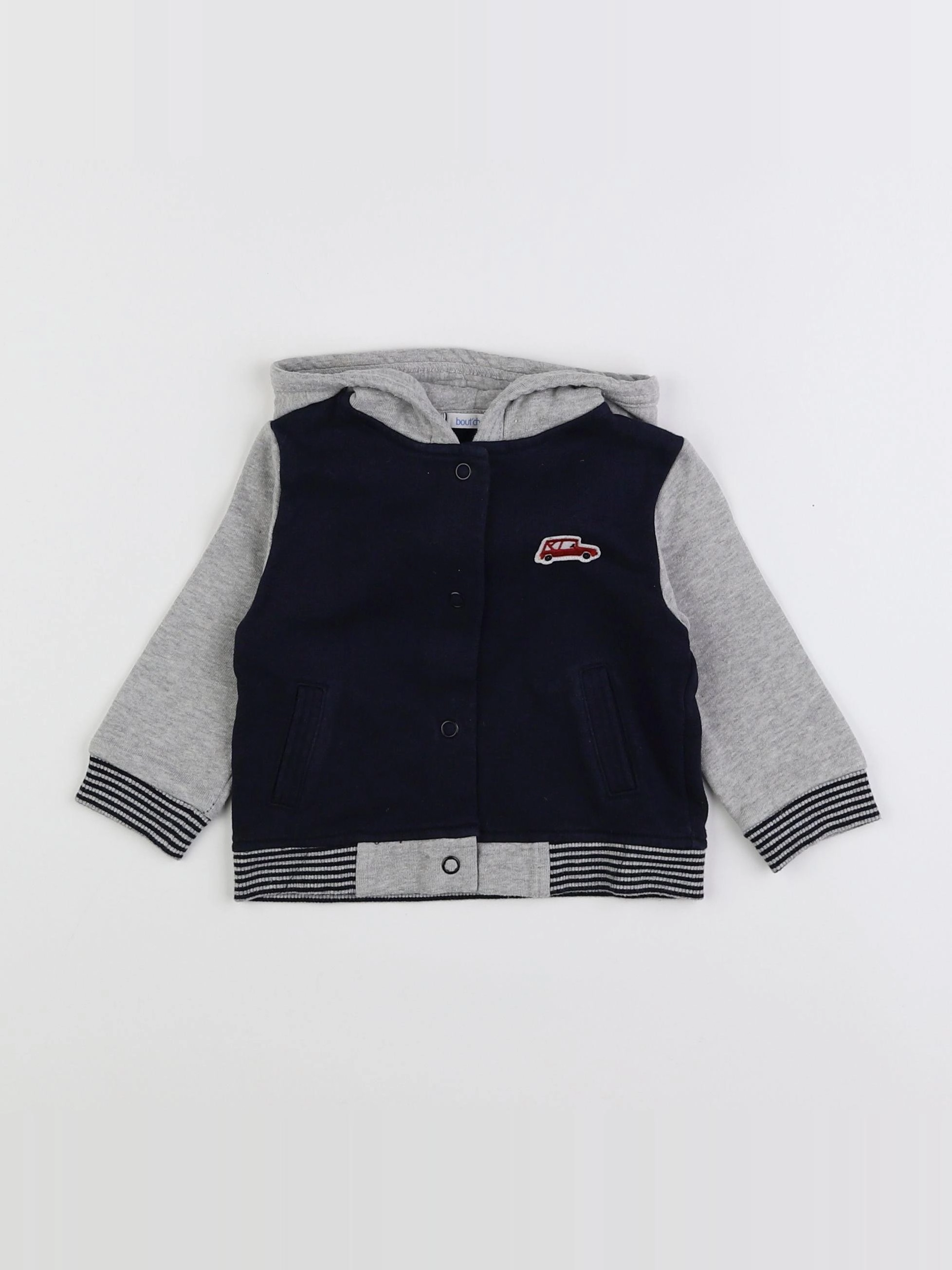 Boutchou - sweat bleu - 9 mois