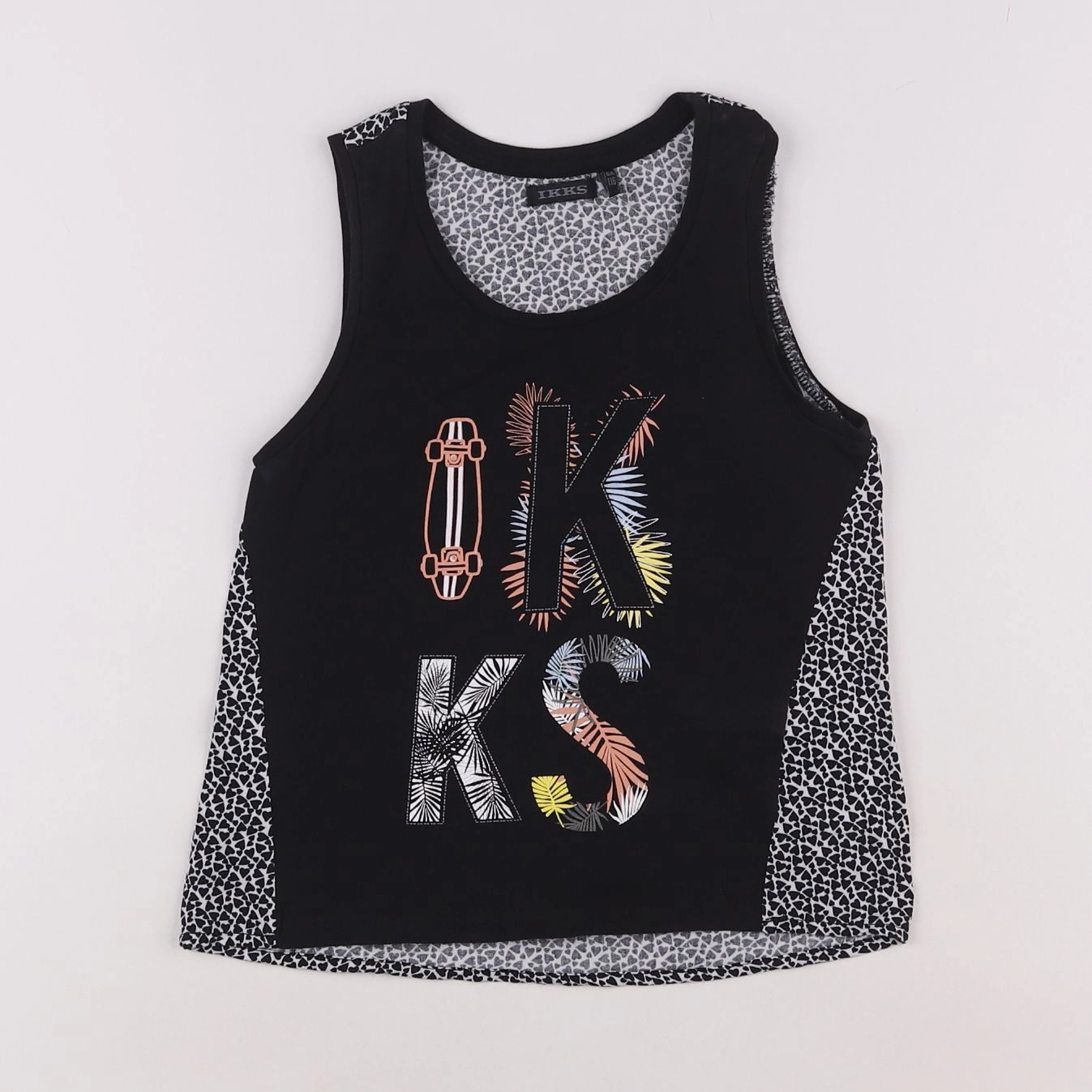 IKKS - débardeur noir - 6 ans