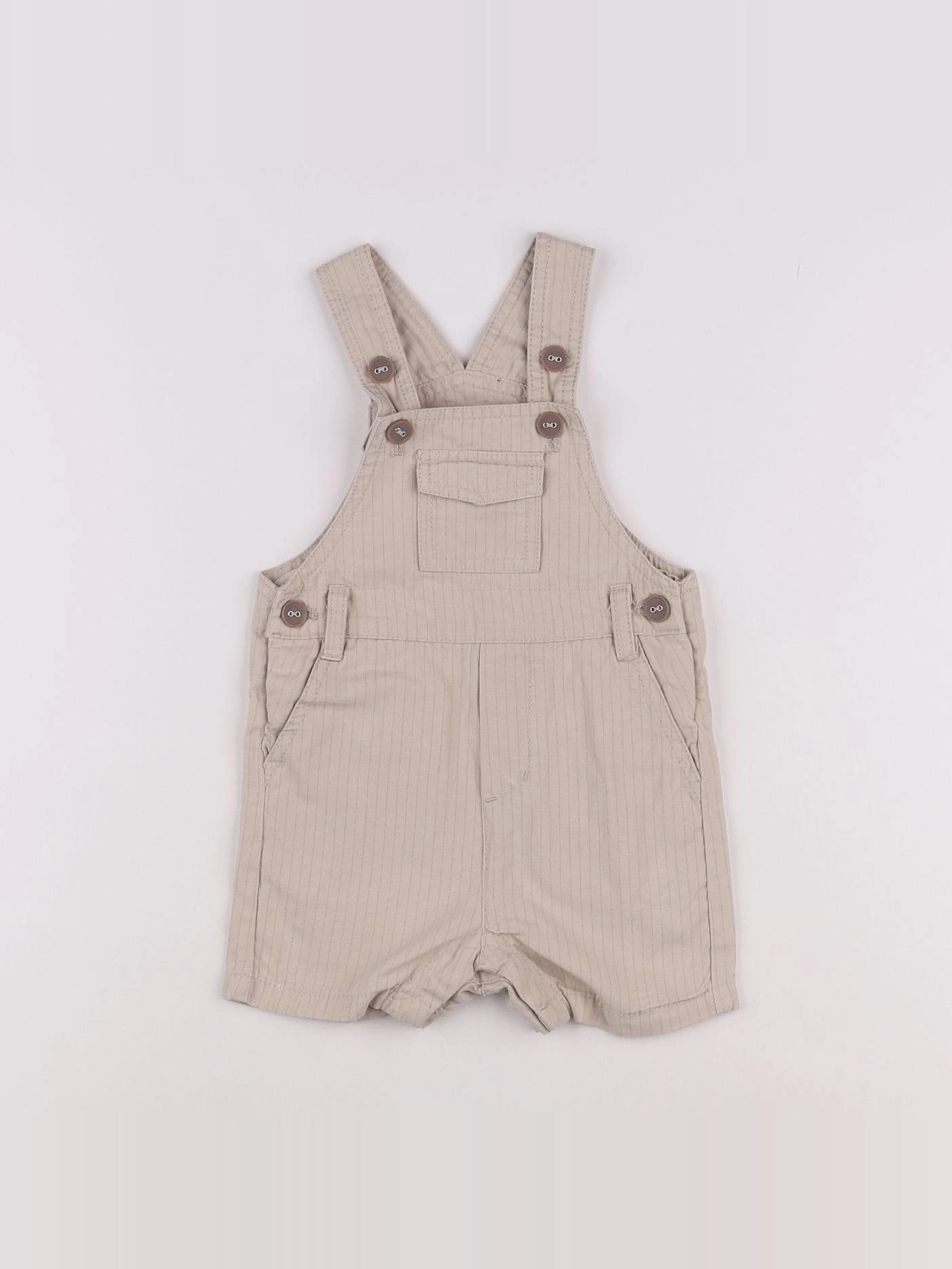 Jacadi - salopette beige - 6 mois