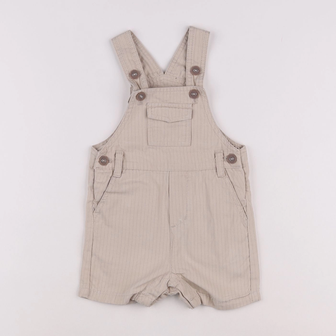Jacadi - salopette beige - 6 mois