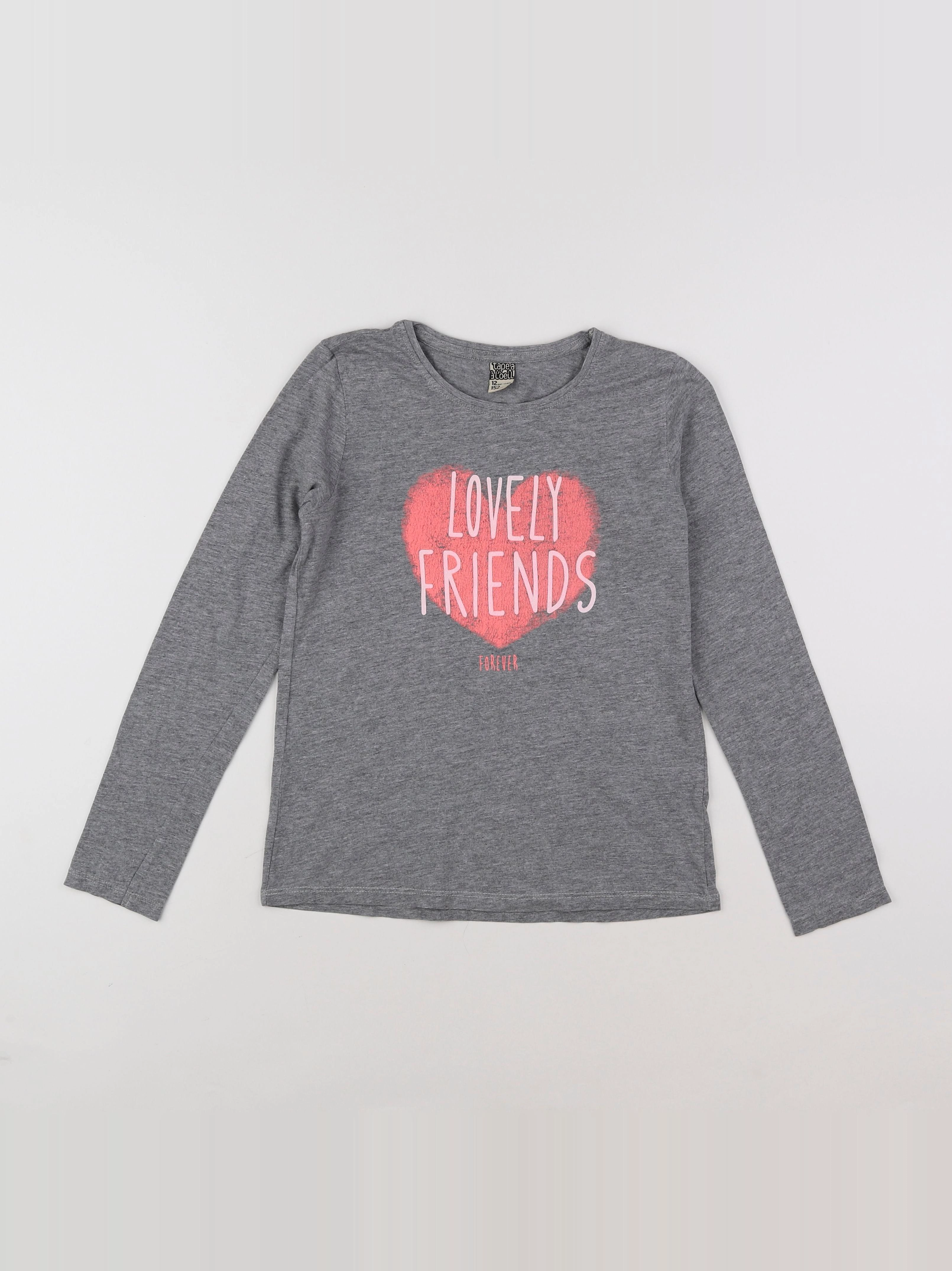 Tape à l'oeil - tee-shirt gris - 12 ans