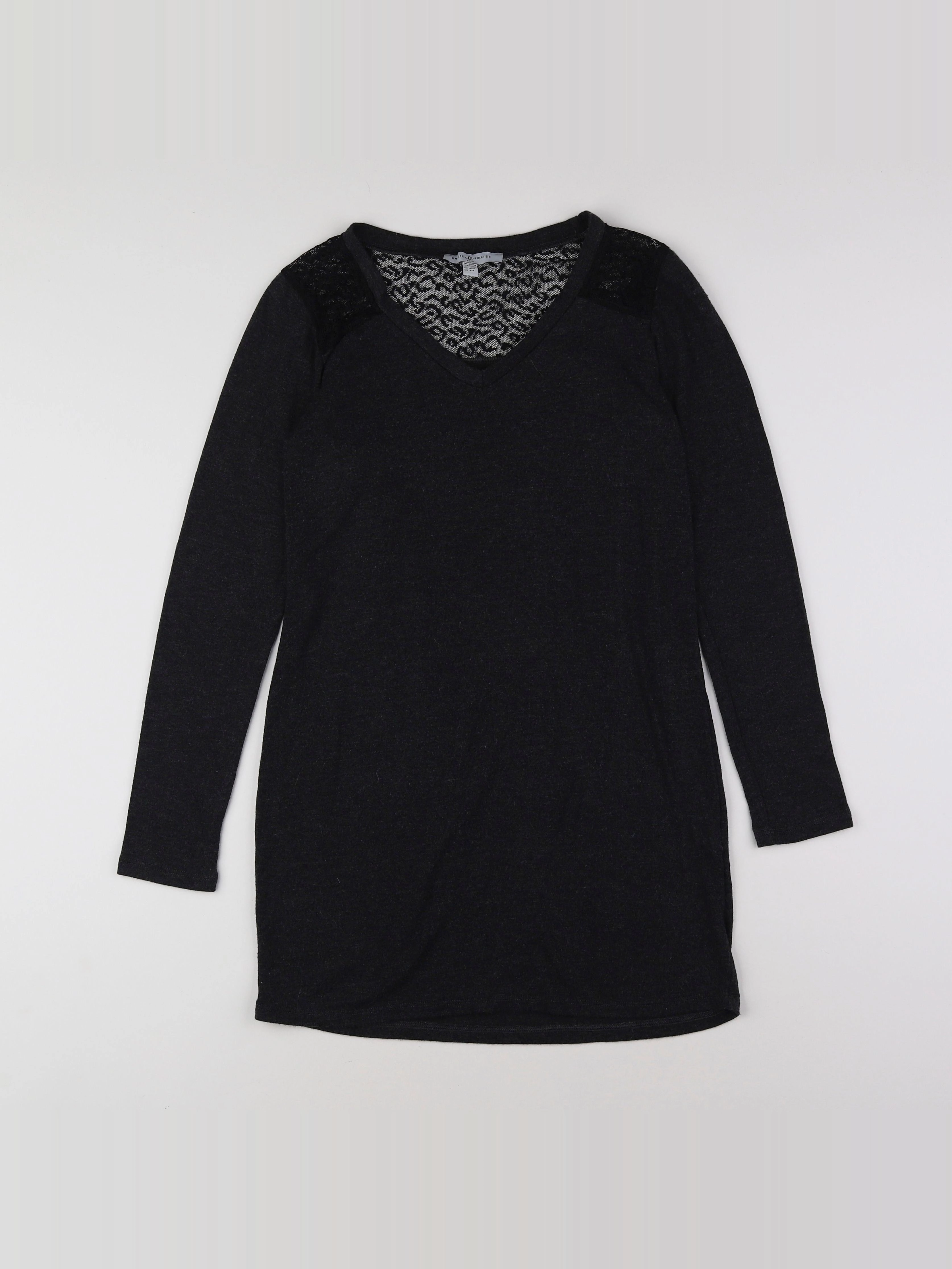 Envie de fraise - robe grossesse gris - 36 à 38