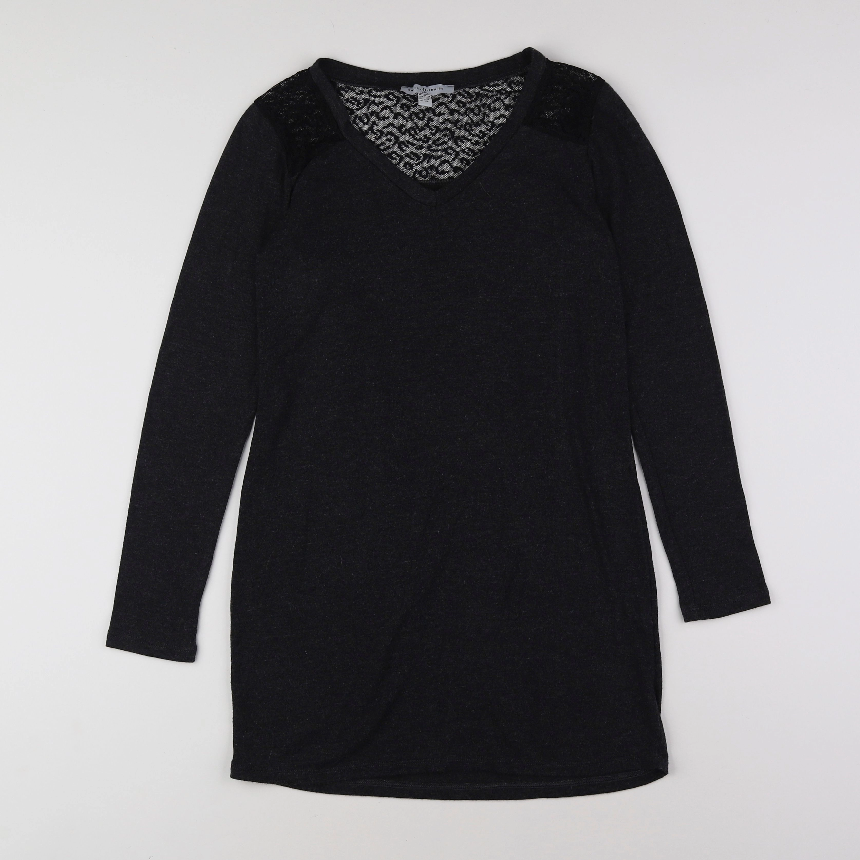 Envie de fraise - robe grossesse gris - 36 à 38