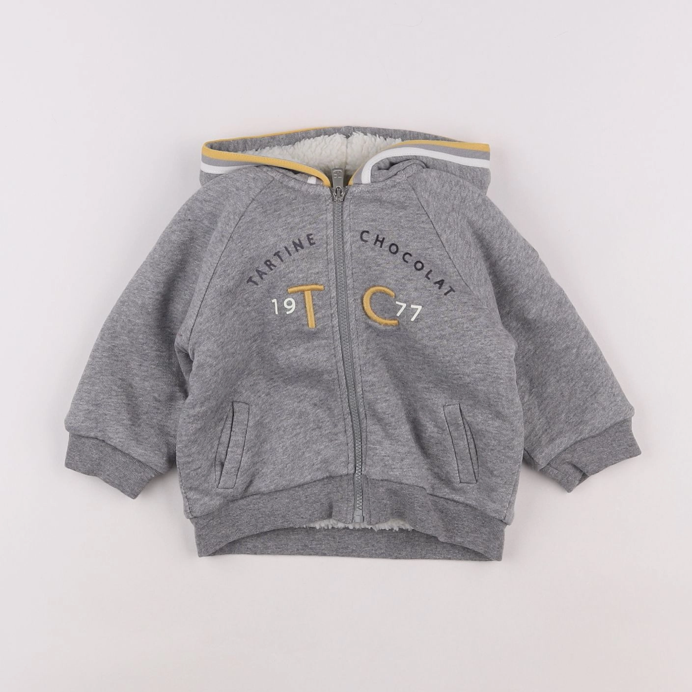 Tartine & Chocolat - sweat gris - 12 mois