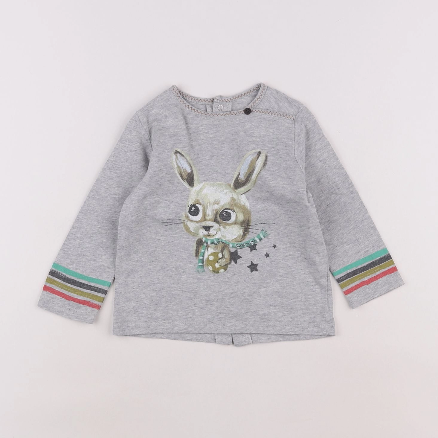 Catimini - tee-shirt gris - 18 mois