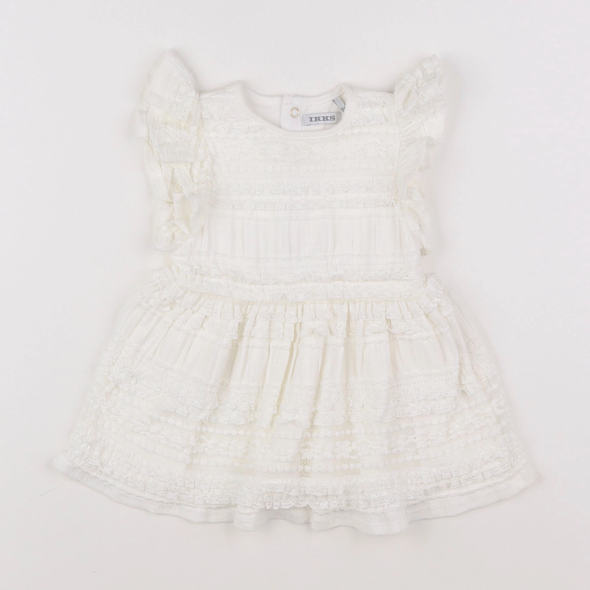 IKKS - robe blanc - 6 mois